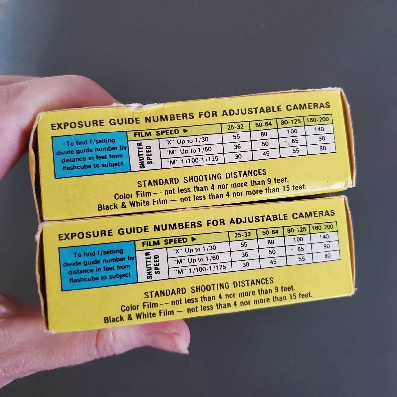 Vintage GE General Electric FlashCubes 2 Packs 1960s 1970s 3 Cubes Per Box USA