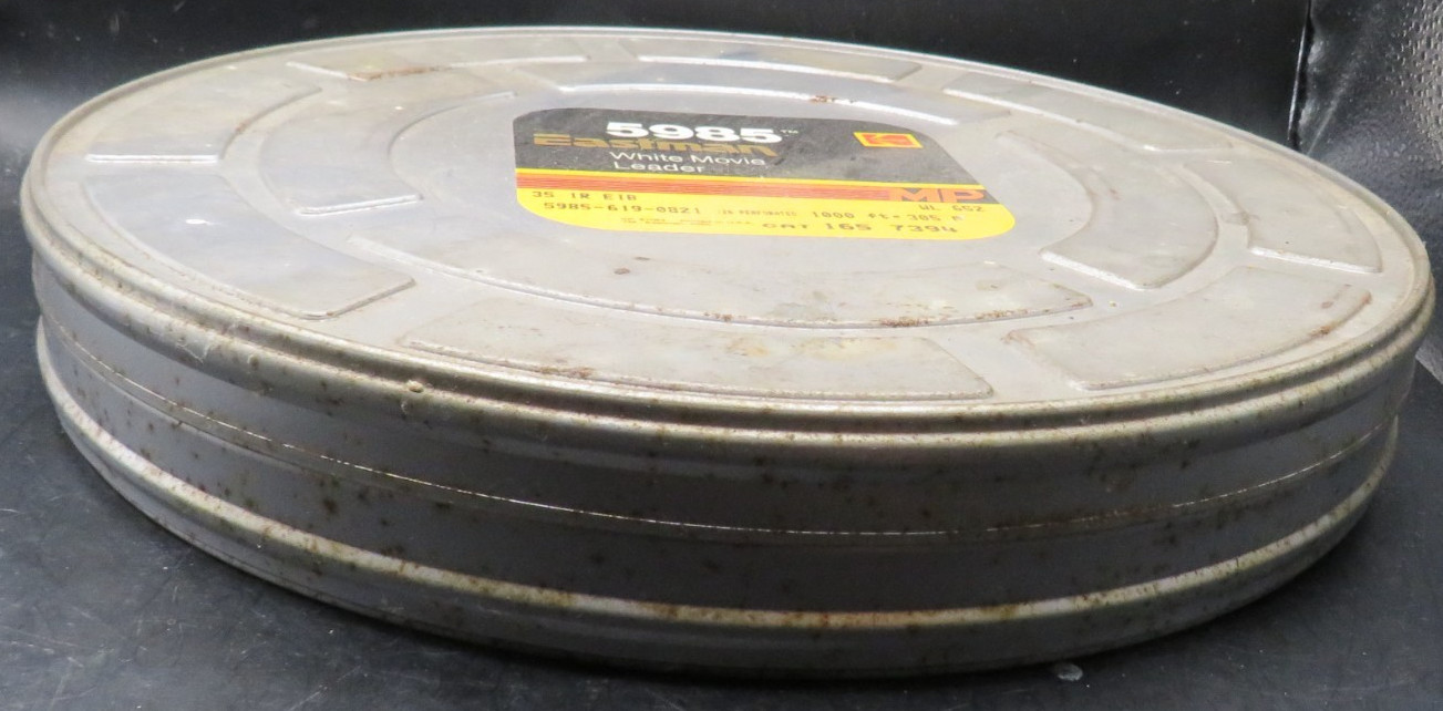 Film Can/Canaster for Eastman Kodak 5985 White Movie Leader Reel-Canaster Only