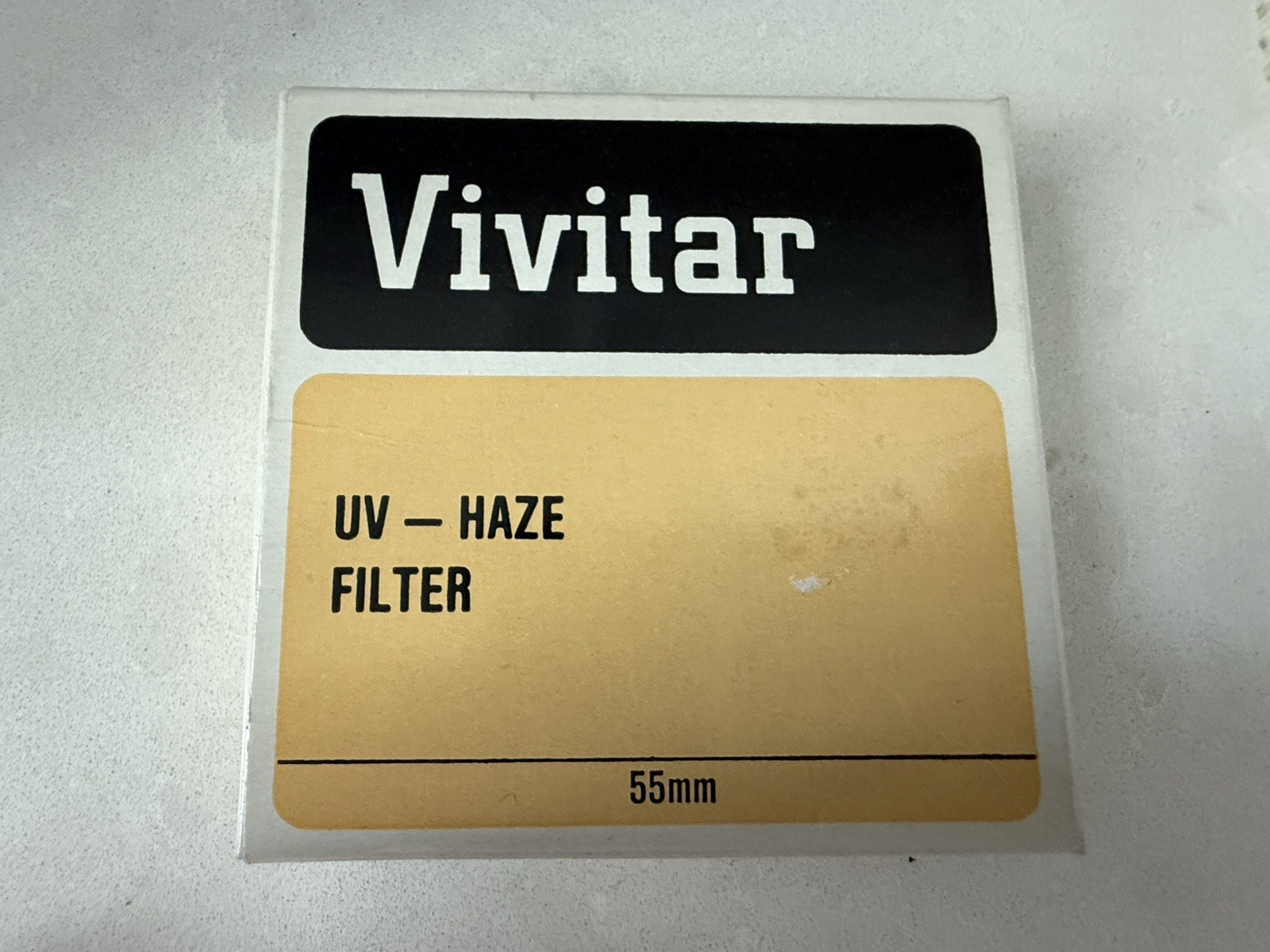 Vivitar 55mm UV-Haze Filter with Box, Case & Paperwork