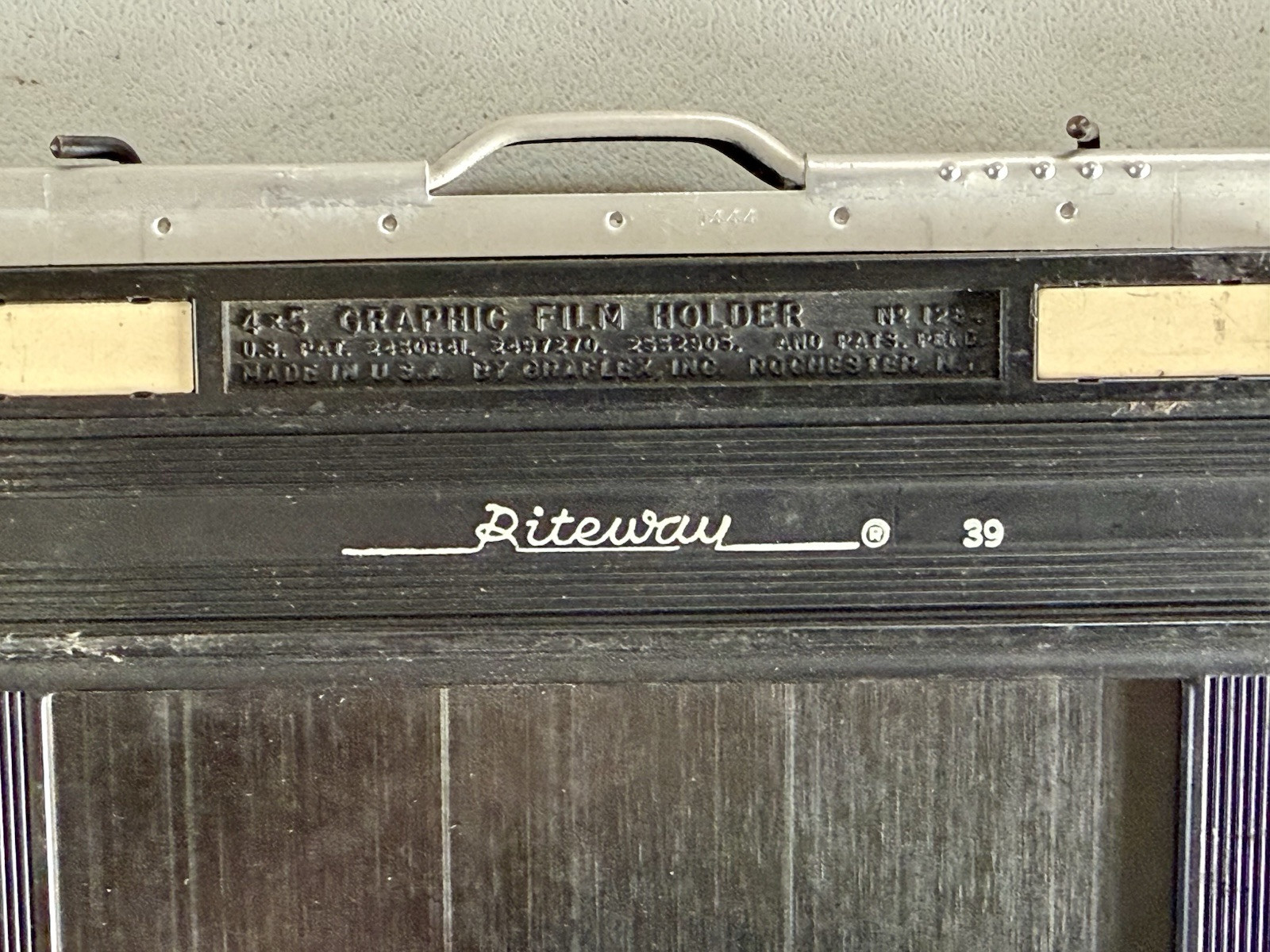 Mixed Lot of 8 Riteway Lisco Regal Graflex 4″ x 5″ Graphic Cut Film Holders 4×5