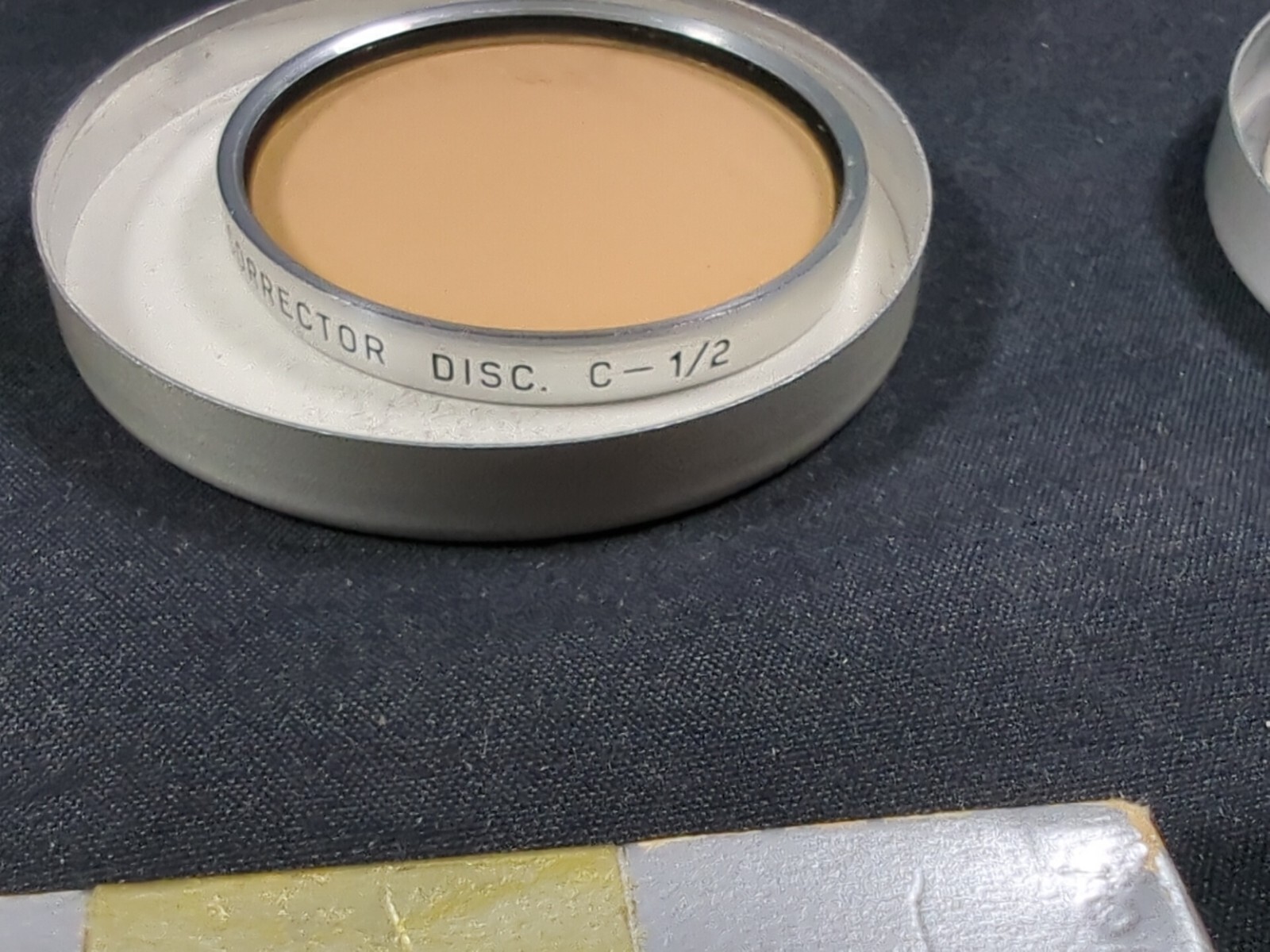 Vintage HARRISON CORRECTOR DISC No. 3 VI B-2 C-1/2 Camera Lens Disc Duraline