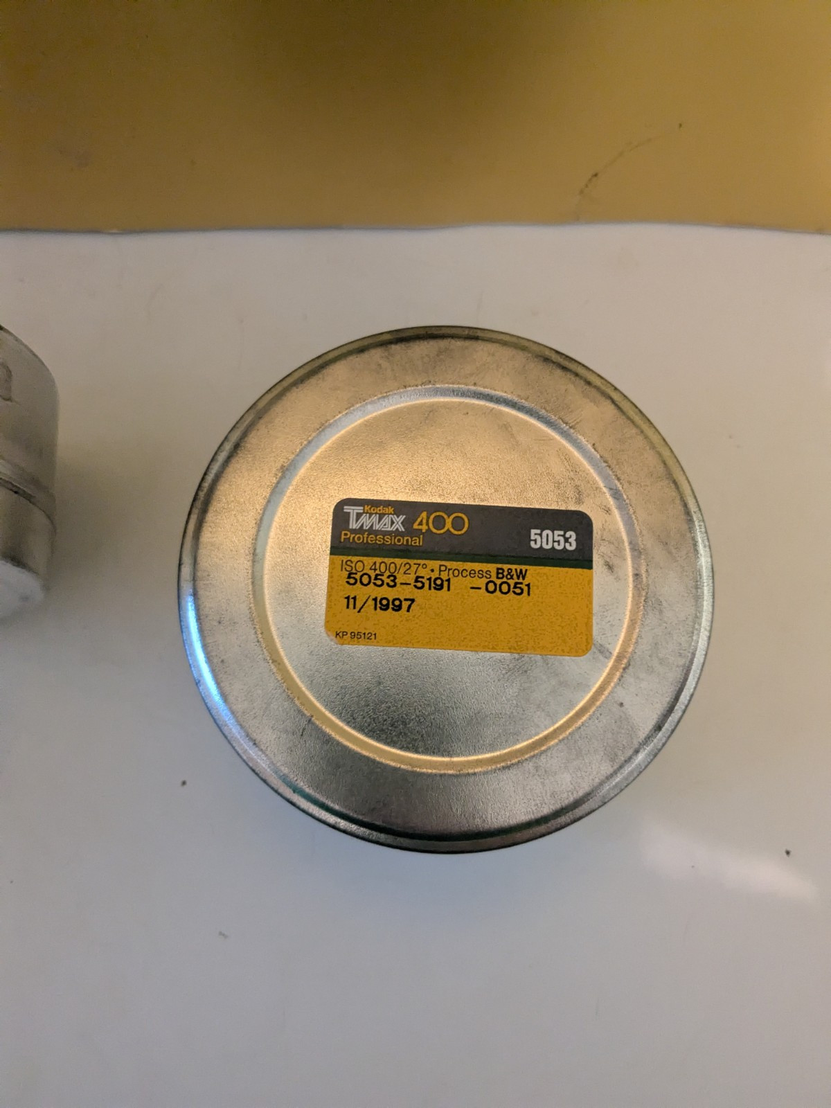Kodak 4 Inch Tin Bulk Film Cans Vintage. Empty