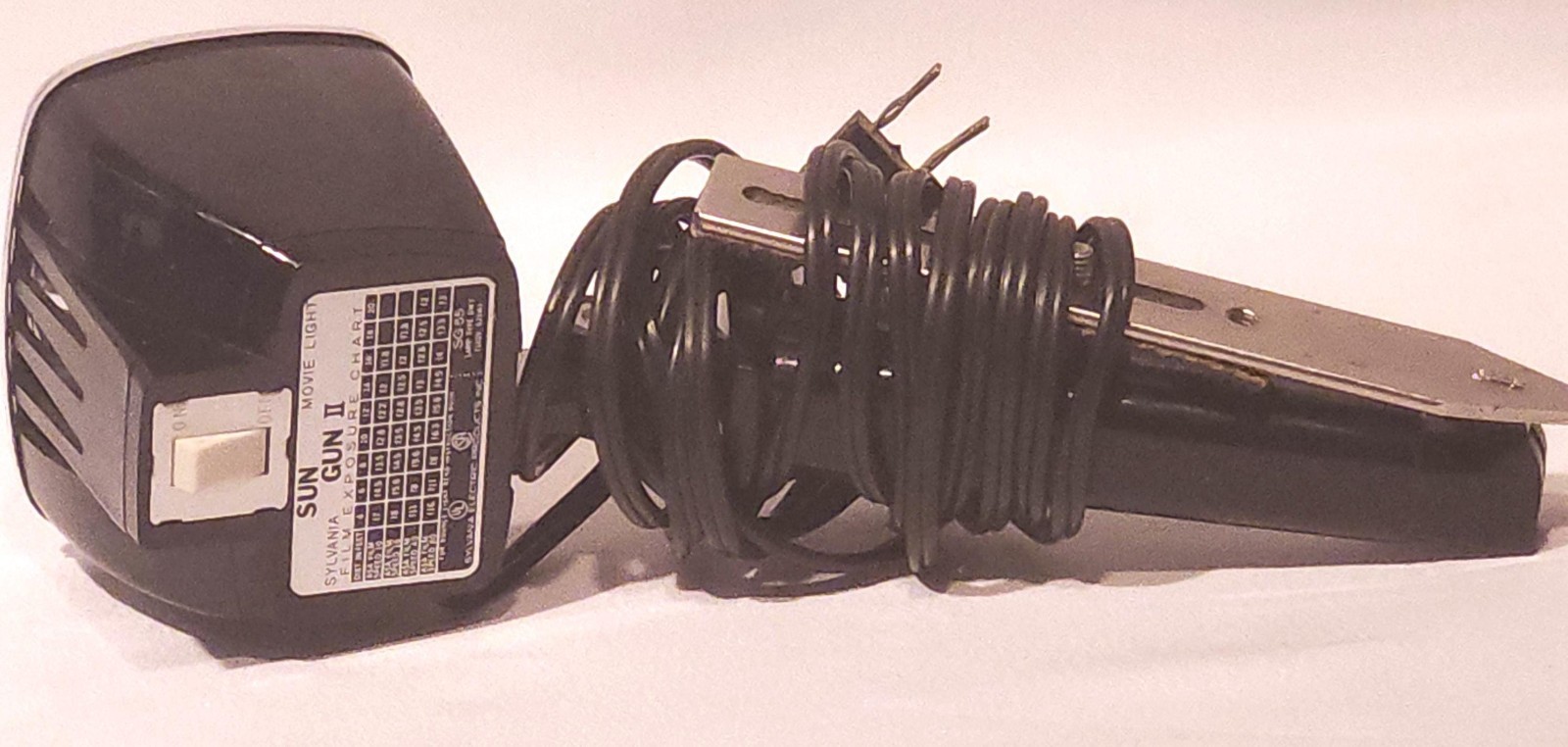 Vintage Sylvania Sun Gun 2 Folding Film Light SG-55 1962 Not Tested Good Cond