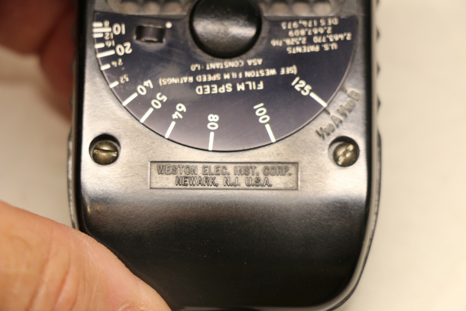 Working Vintage Weston Model 853 Direct Reading Light Exposure Meter with Pouch