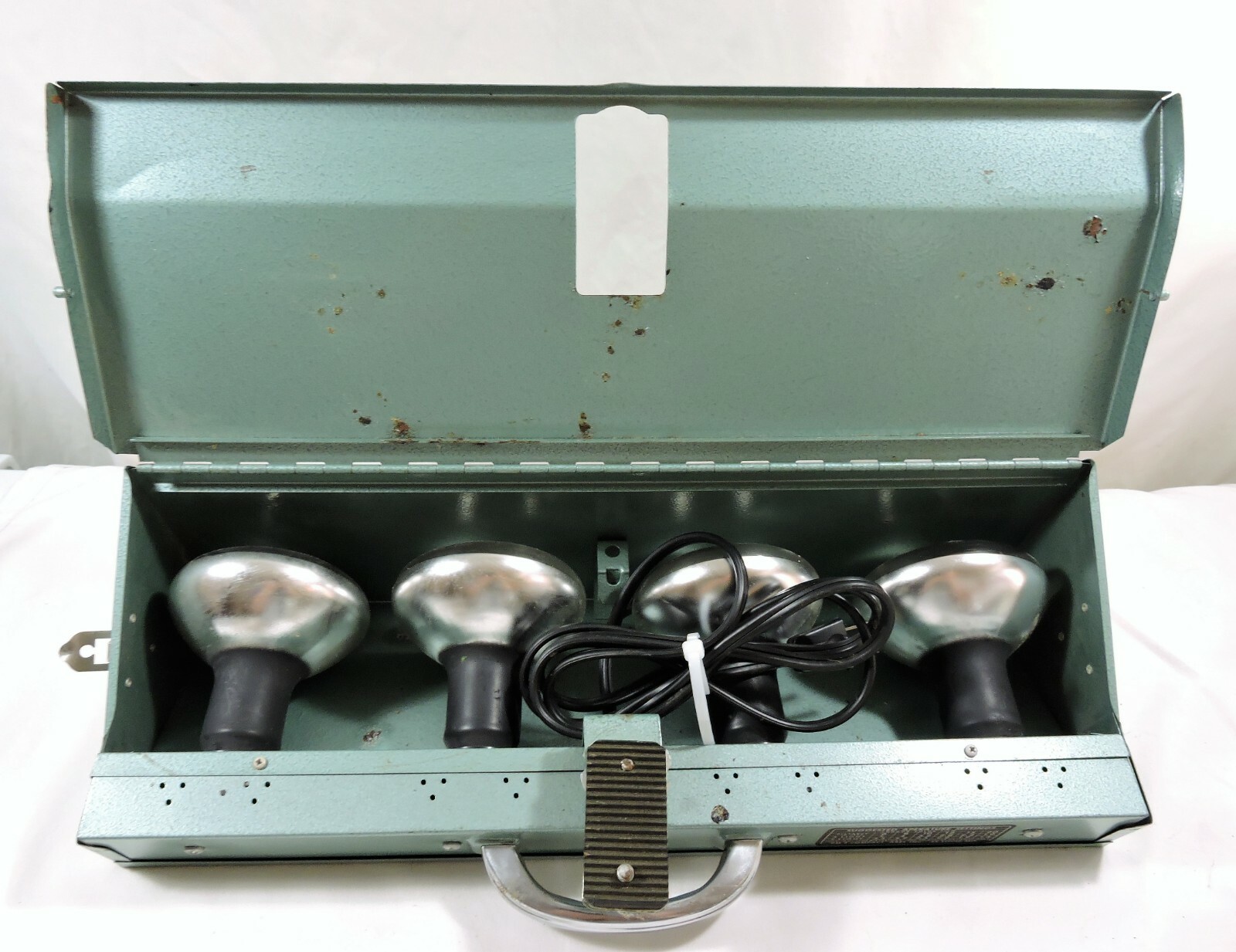 Vtg Mid Century V-PAK 4 Bulb Light Lite CPL Bar Photography w/ Box PM-4
