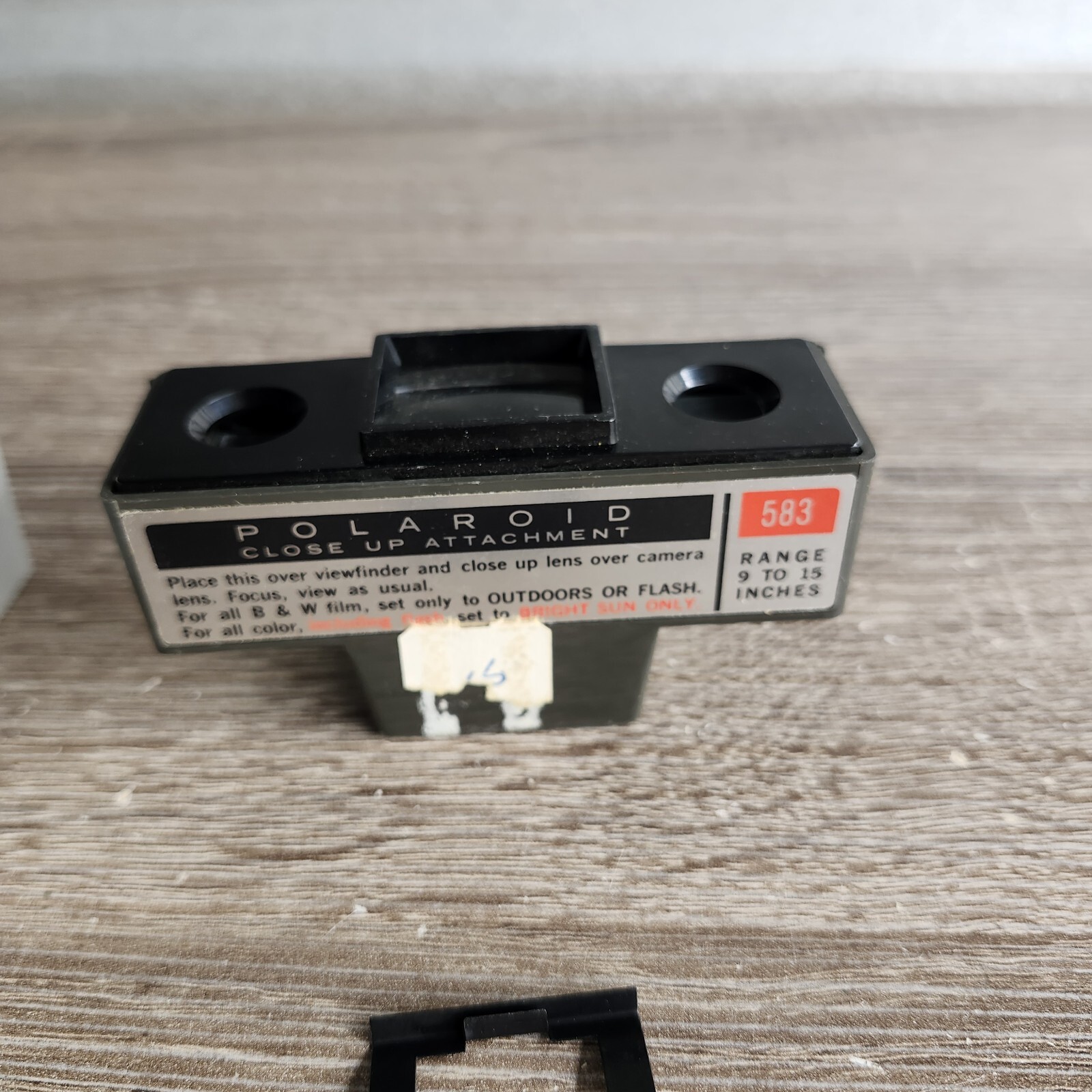 Polaroid Color Pack Camera Close-Up Kit #583 INCOMPLETE