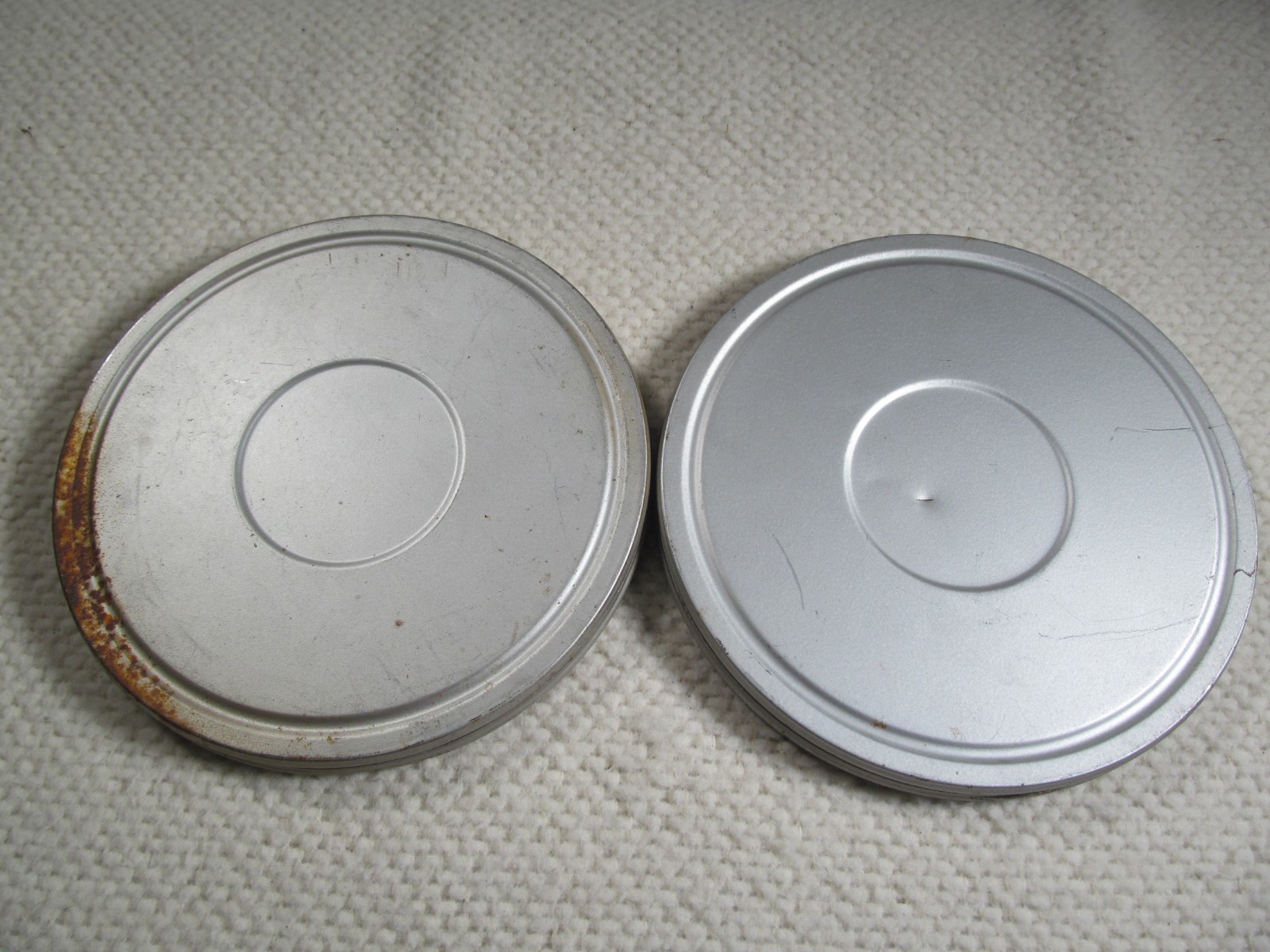 Vintage Metal Super 8mm Film Reel & Canister KENCO Burlington WI Steampunk