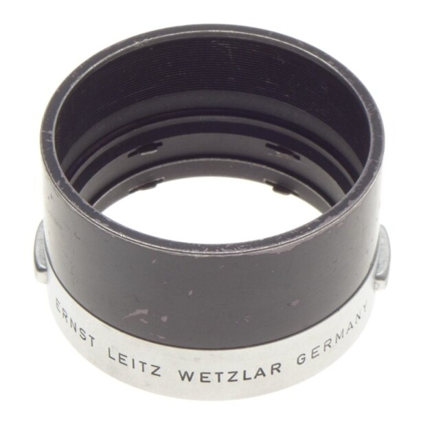 SNAP ON LEICA CHROME 3.5/50mm BLACK CAMERA LENS HOOD SHADE ITOOY 2.8/50mm LEITZ