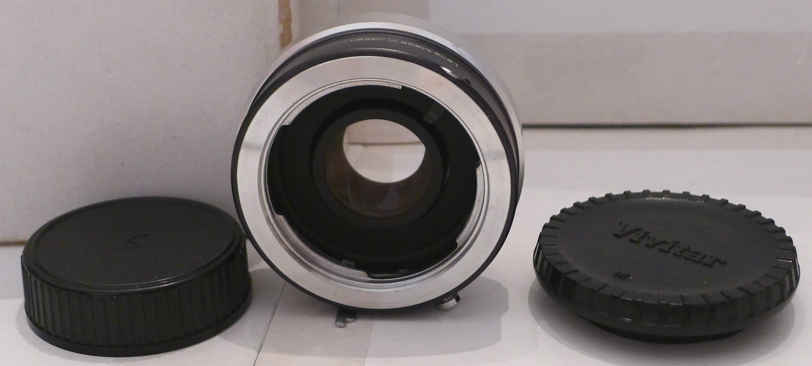 Film Camera Lens Ring Vivitar Automatic Tele Converter 2X-5 & Caps Made in Japan