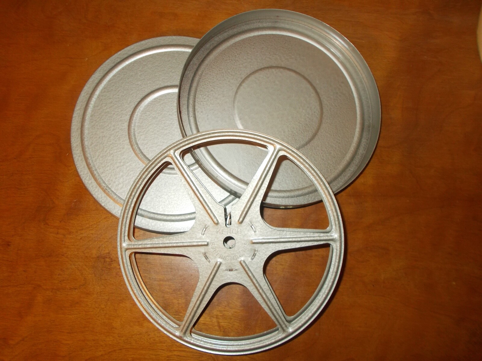 Vintage Kenco Burlington WI 8mm Tin Film Canister