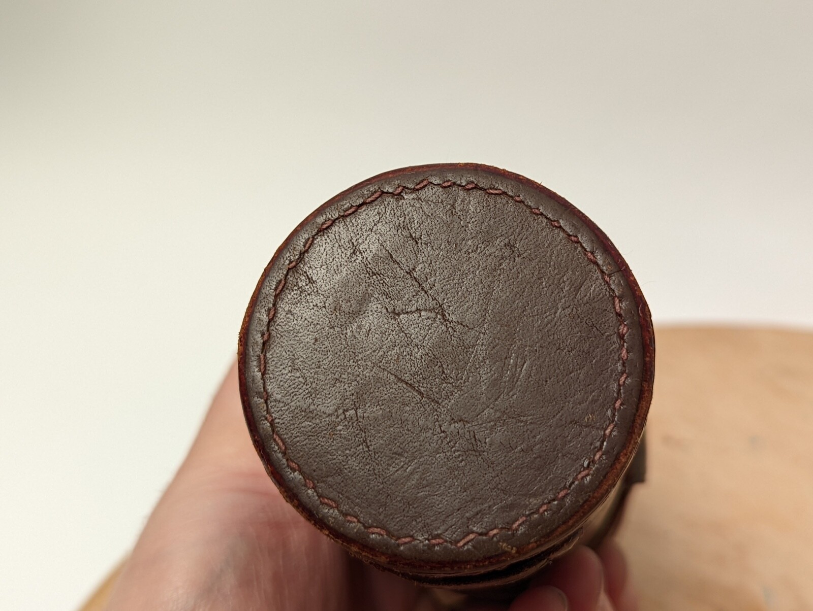 Vintage CANON Serenar 135mm Leather Lens Case Only