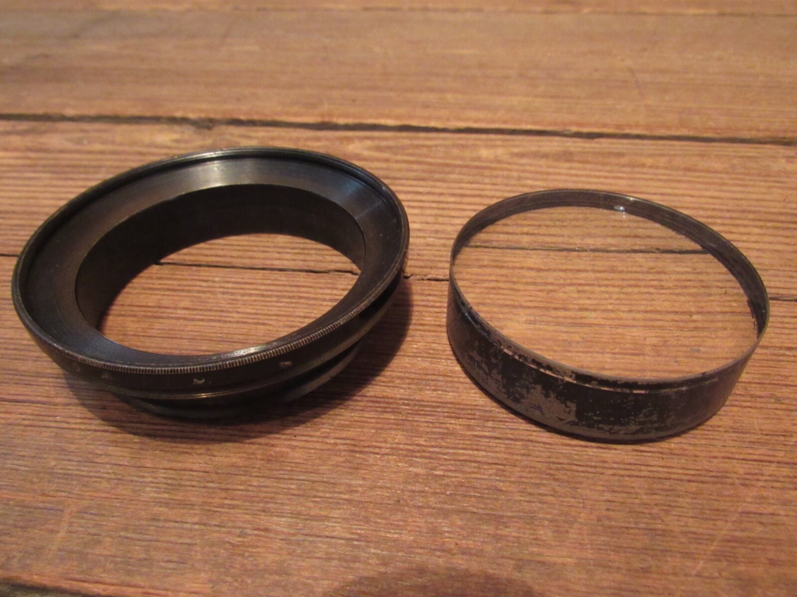Vintage Brass Carl Zeiss Jena Tessar Lenses Format Film Photography