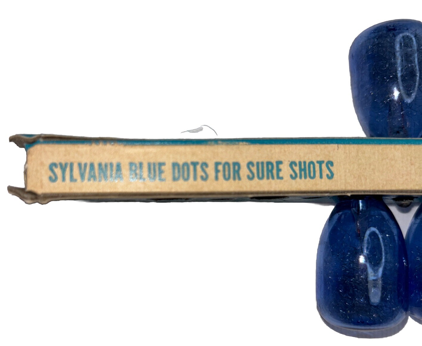 Vintage Sylvania Blue Dot Press Flashbulbs Mixed Lot Of 32 M3B M-28 M-2B Retro