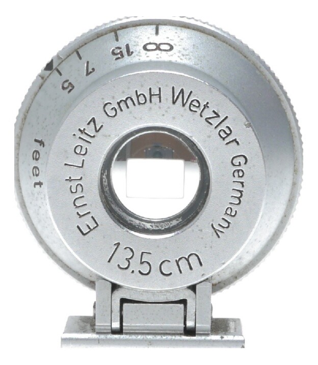 Leitz Wetzlar 13,5 cm Leica rangefinder camera view finder frame