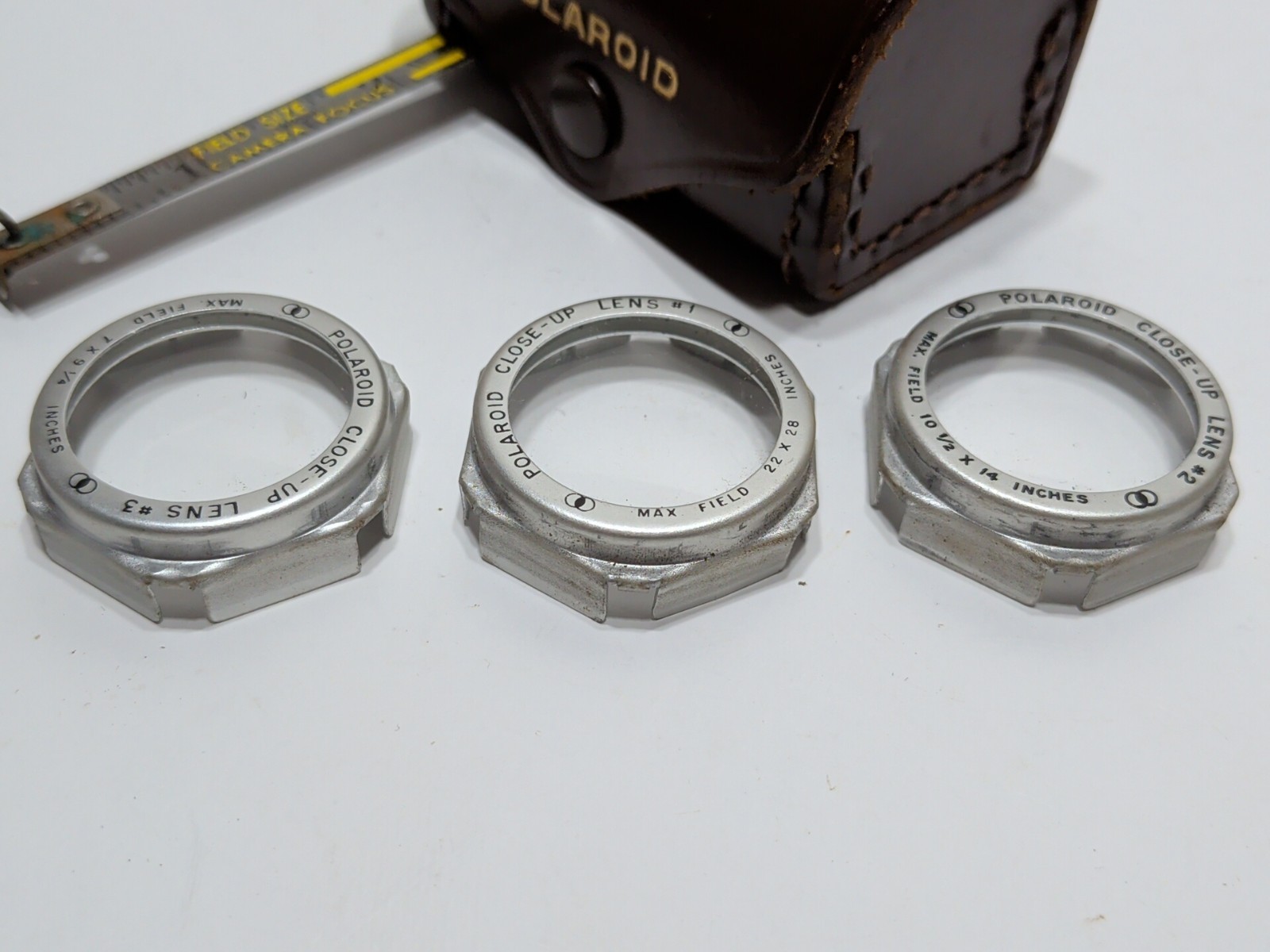 ✨VINTAGE✨ POLAROID Close Up Lens Kit w Measuring Tape Photographic Accessory