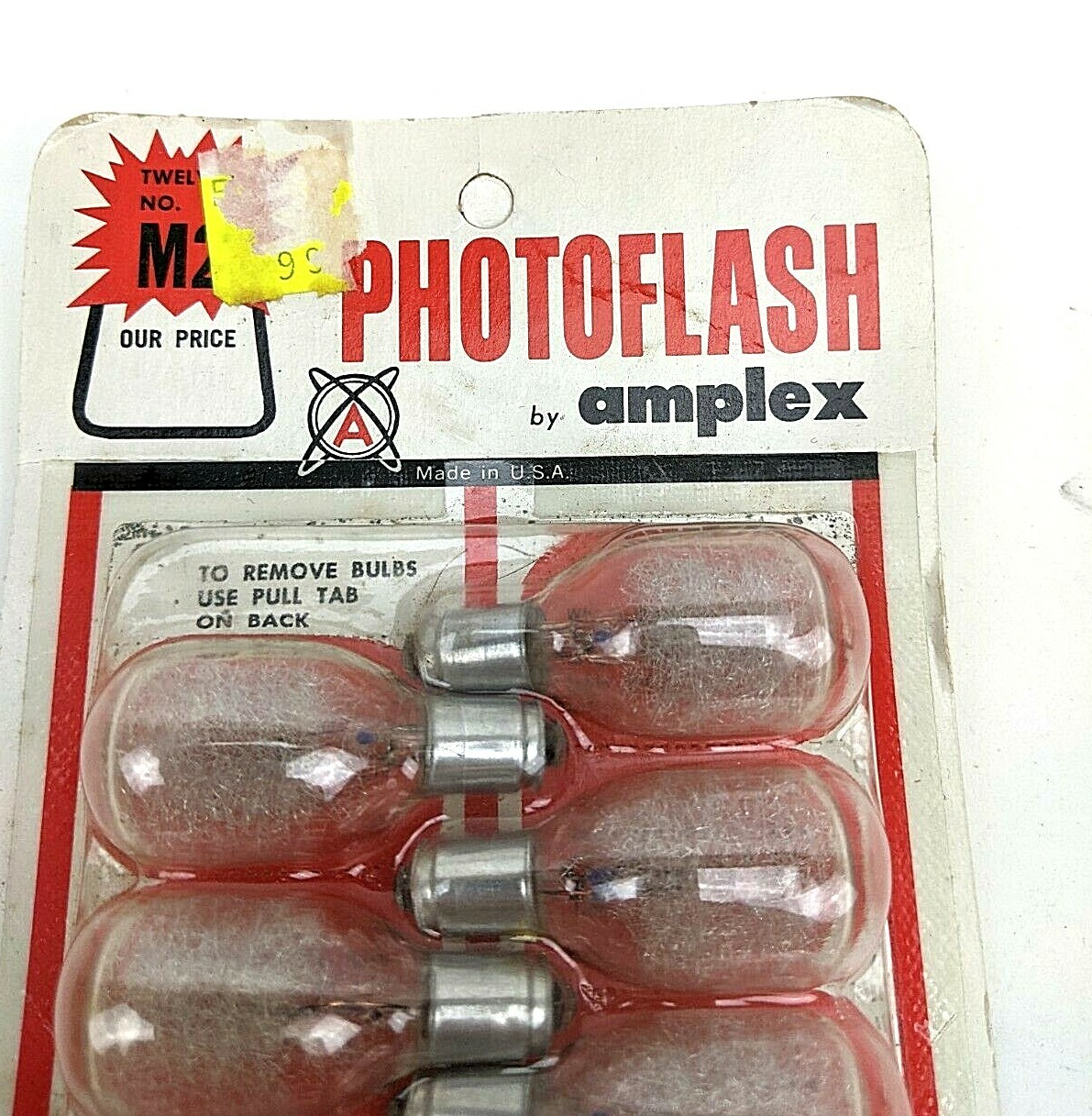 VINTAGE AMPLEX M2 PHOTOFLASH FLASHBULBS M2 12 pack NEW