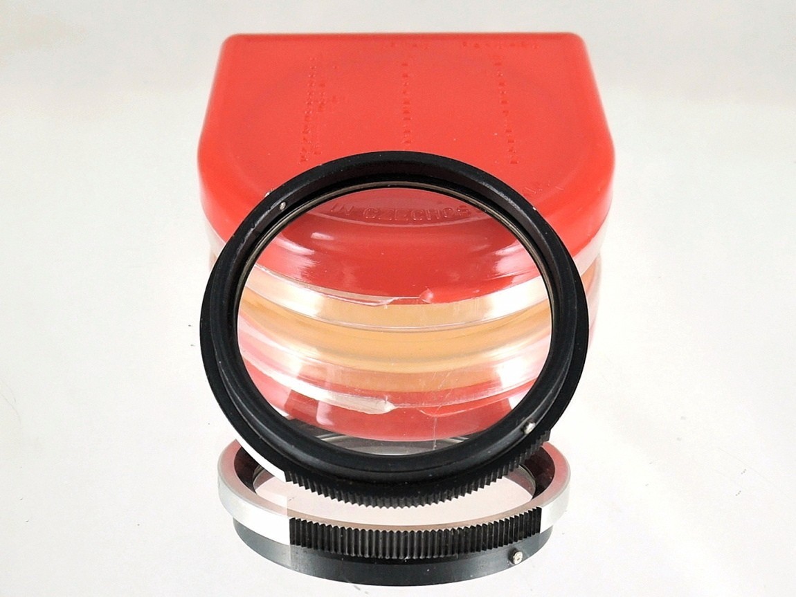 Flexaret UV B36 Filter Meopta Accessories Bayonet RARE + red plastic box.