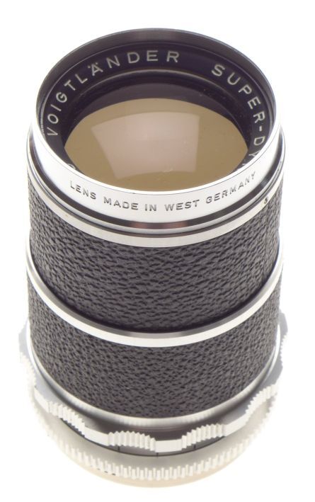 Voigtlander super-dynarex 1:4/135 tele-lens bessamatic utramatic camera lens