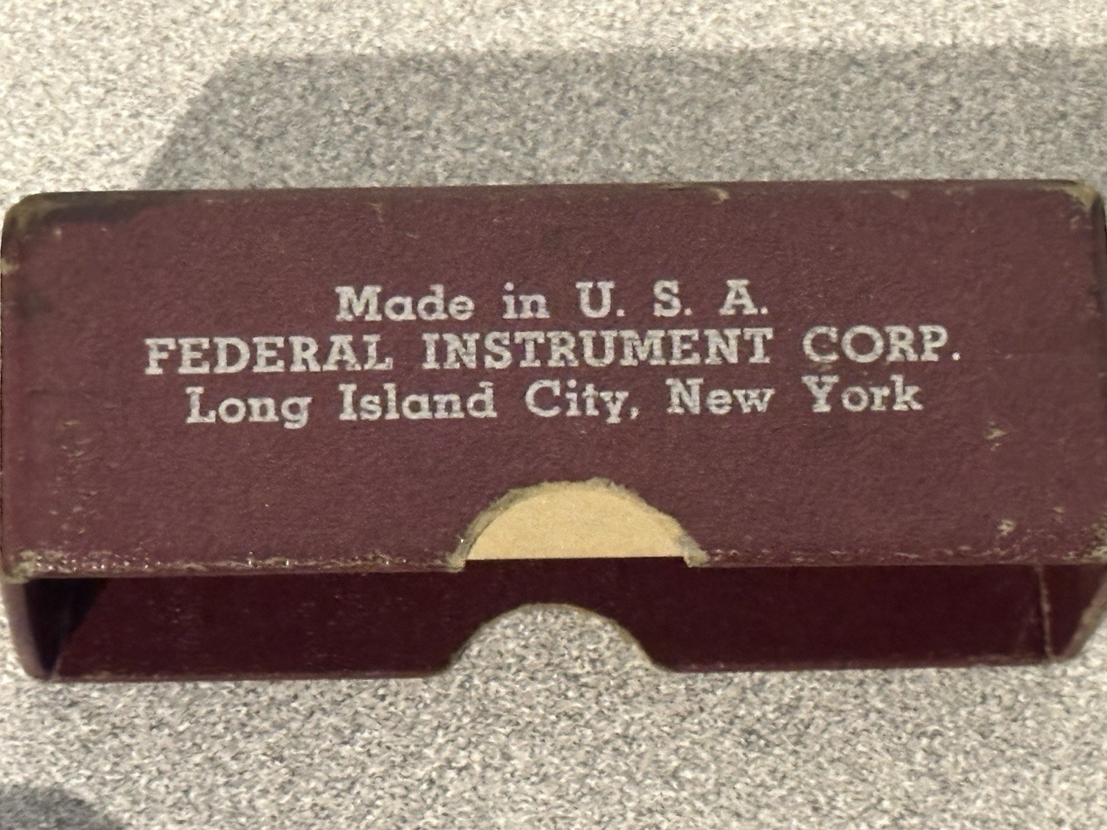 VINTAGE IDEAL RANGE FINDER Federal Instrument Corp made in USA W/ Box