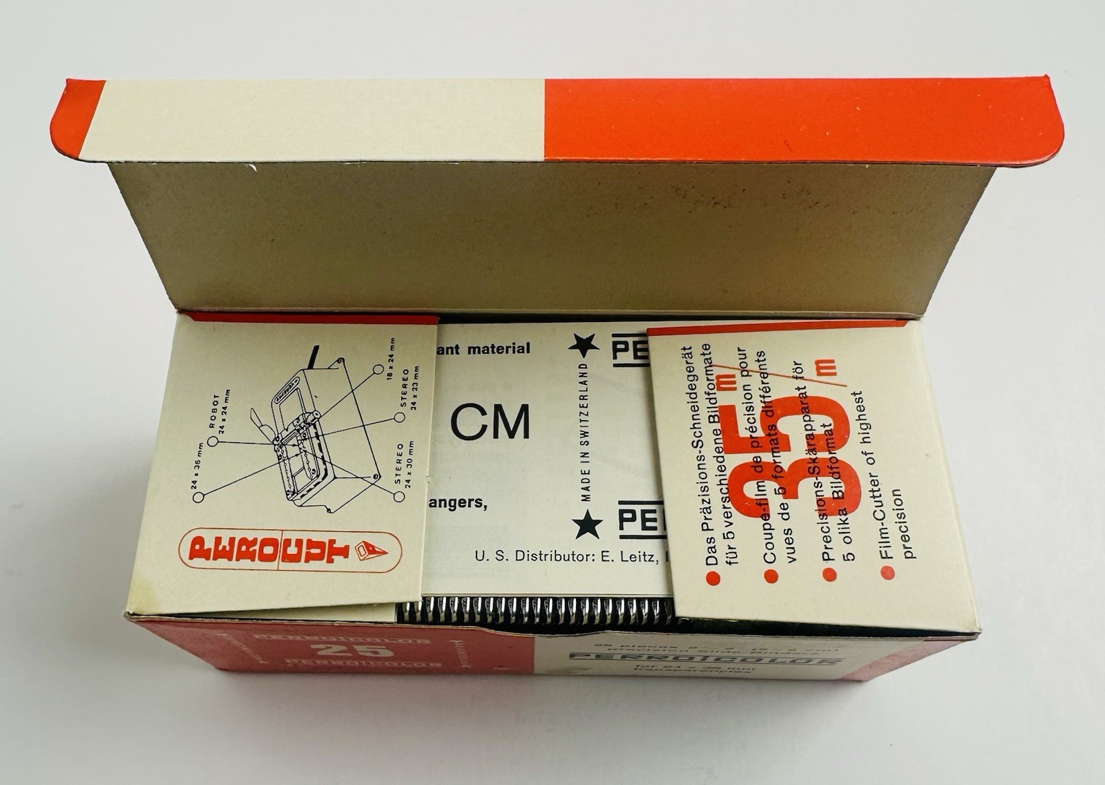 Perro Color Glass 2×2″ Precision Slide Binders (24mmX 36mm) 25pcs Each—Lot Of 3