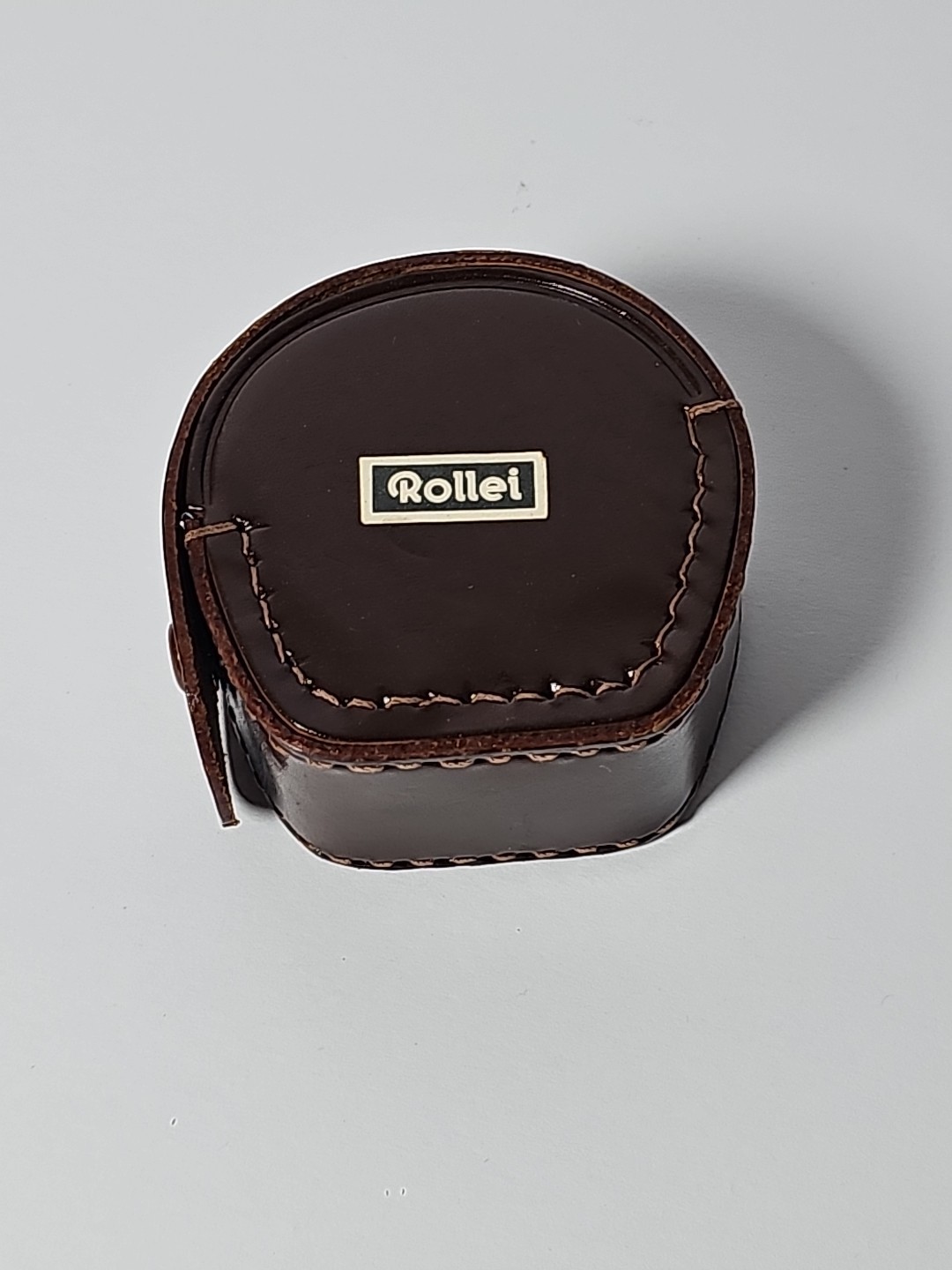 Vintage Rollei Leather Lens Case Mid-Century Germany