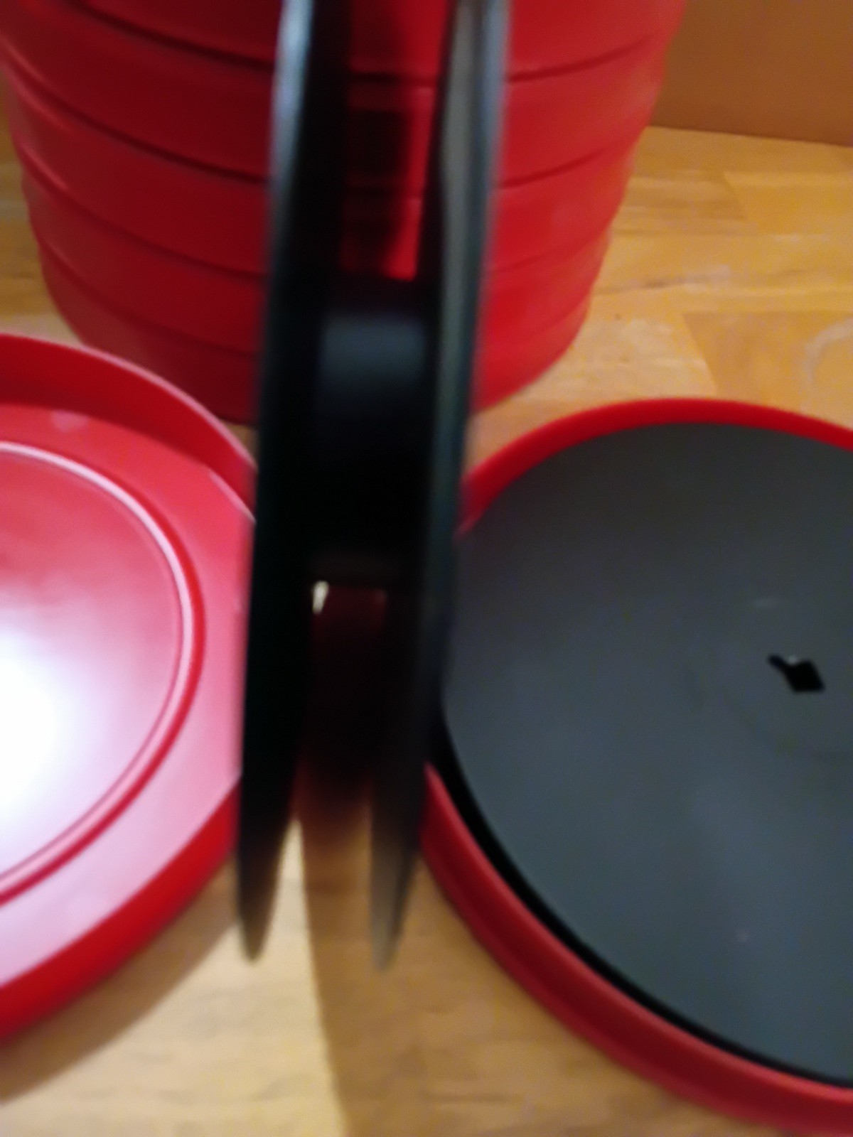 Red Film Canisters Plastic with Metal Reel (whole lot one price)