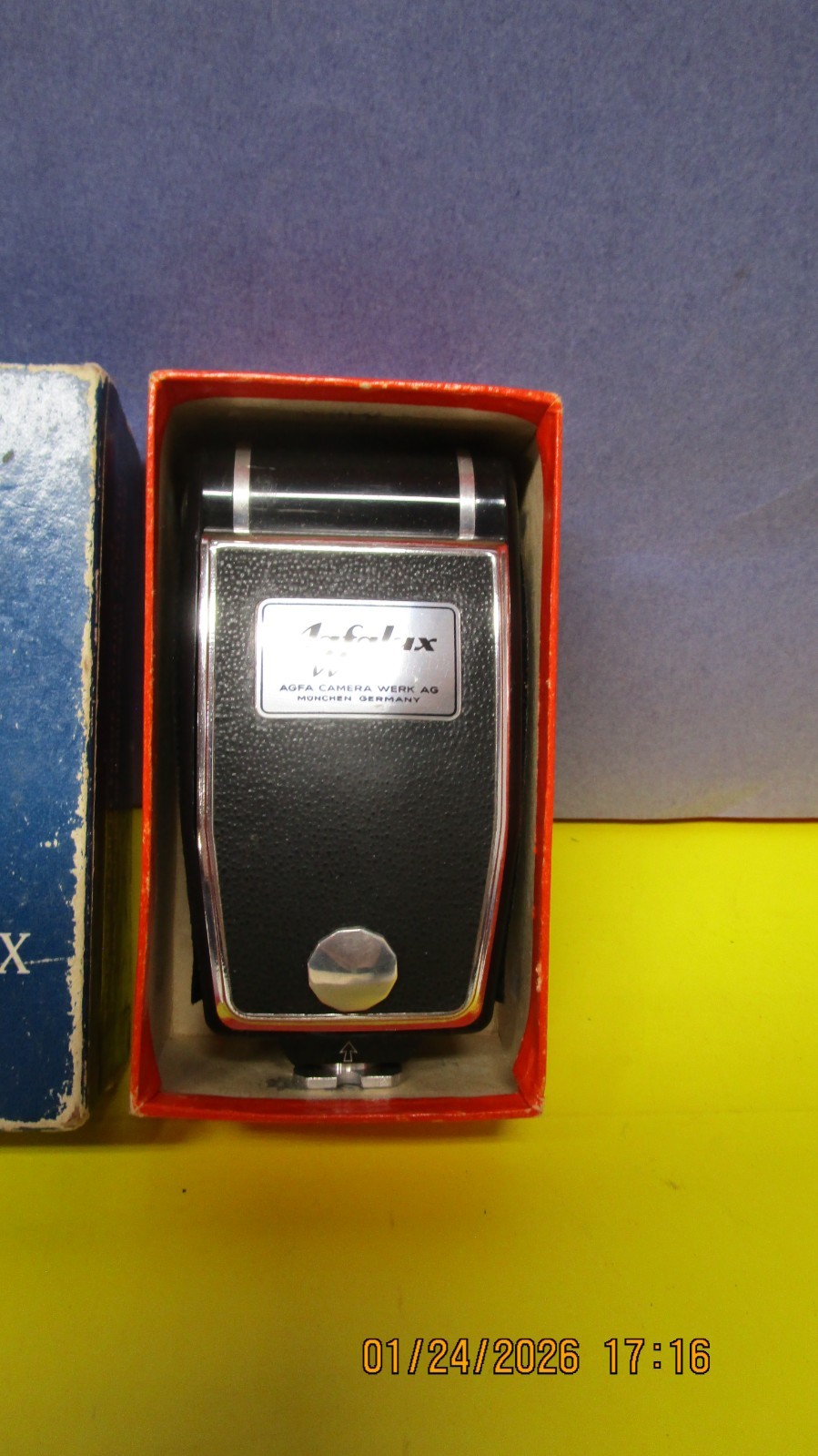 Vintage Agfalux AGFA Camera Werk AG Flash Munchen Germany Camera Flash UNTESTED