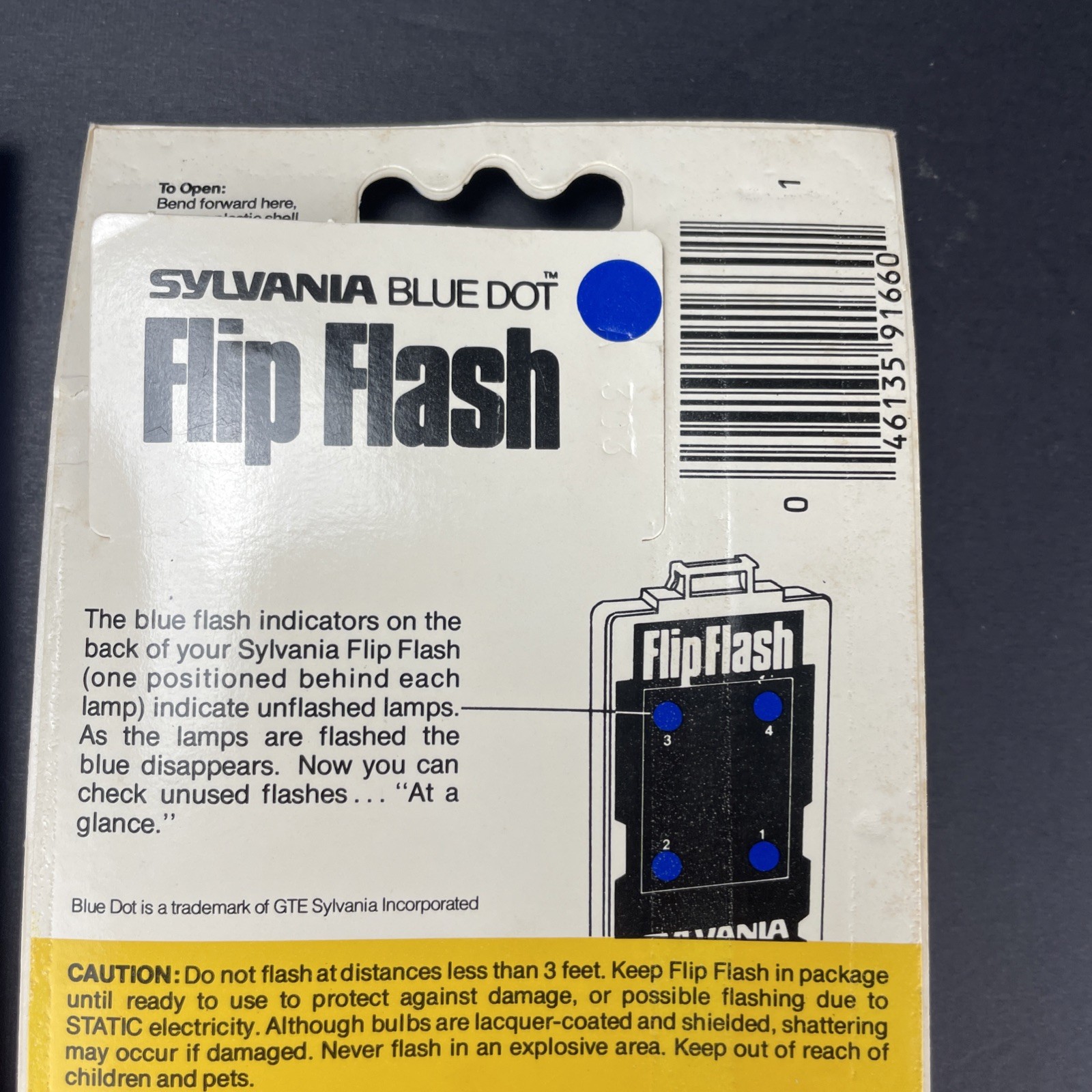 Lot Of 4 New Old Stock Sylvania Blue Dot Flip Flash New In Box 32 Flashes