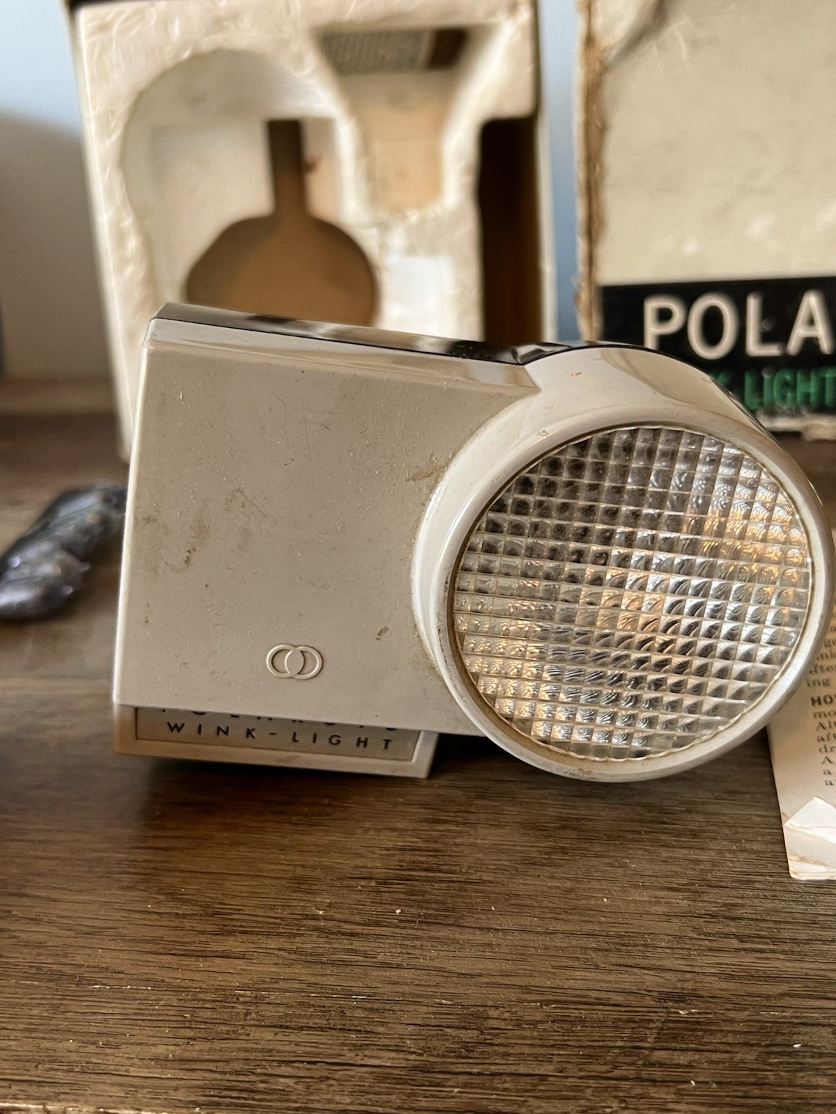Polaroid Wink Light Model 250 *Untested* 110A Vintage Retro Camera Flash w/ Box