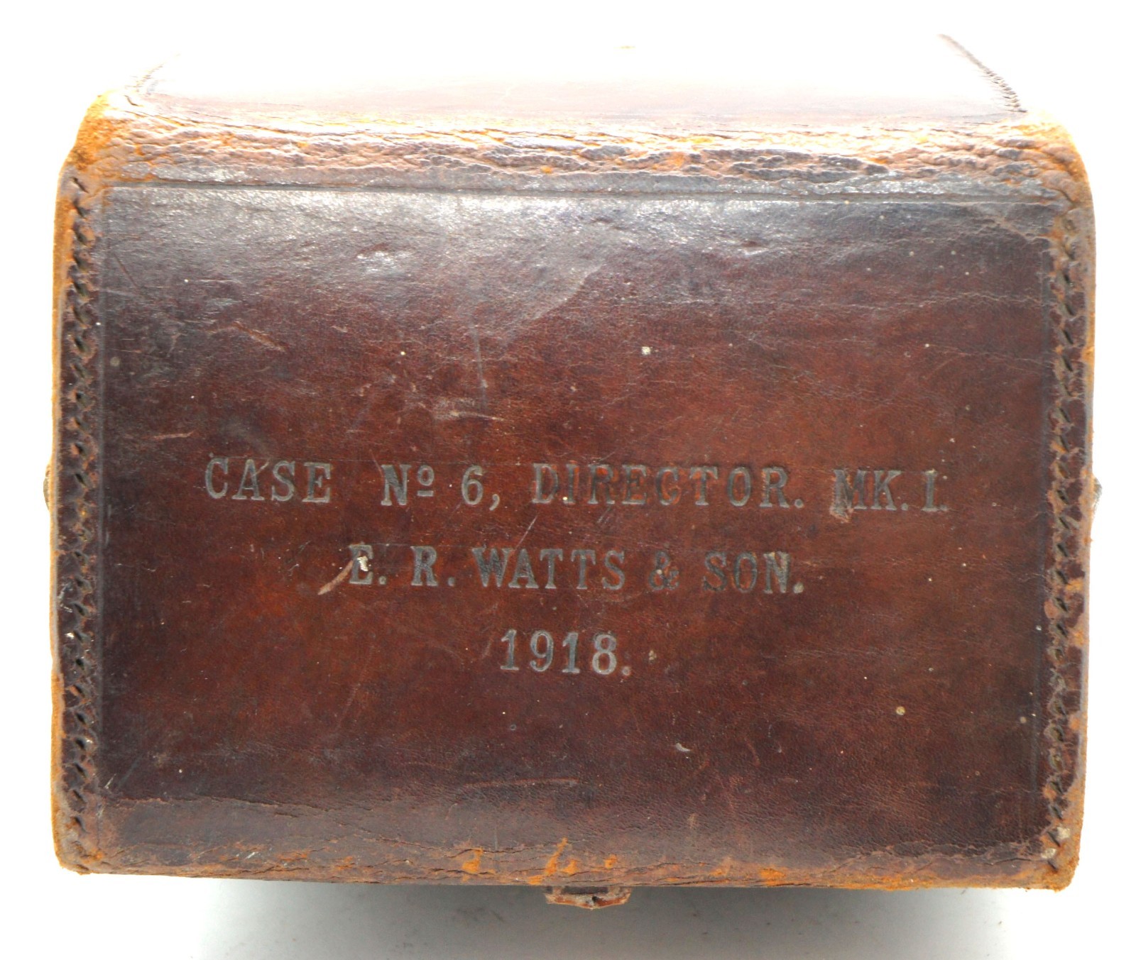 Solid LEATHER CASE VINTAGE 6×9 cm CAMERA or other Made by Watson & Son 1918