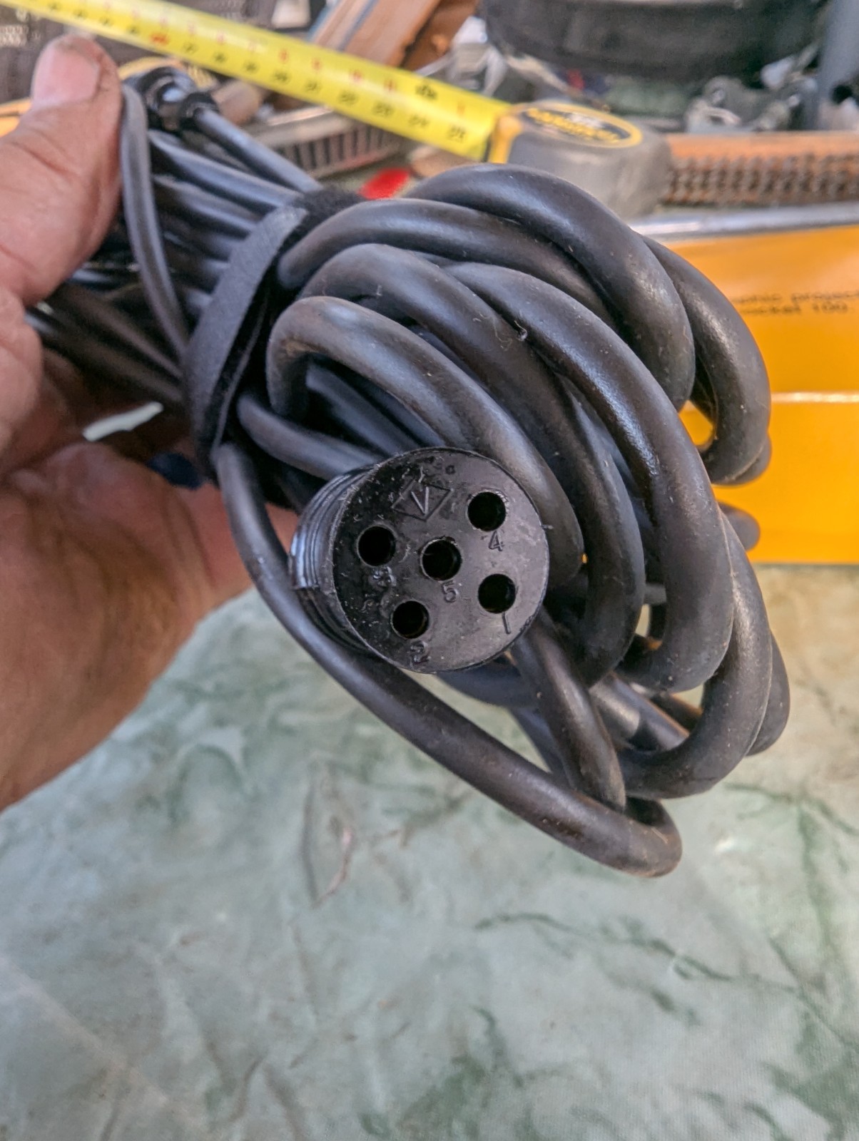 Vintage Kodak 35mm Slide Projector Remote Control Extension Cord Cable 25ft #586