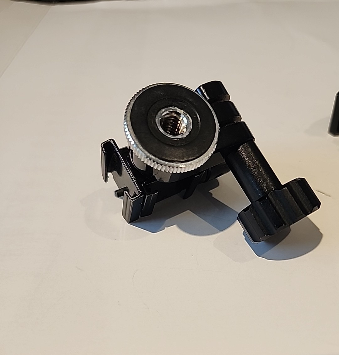 Little metal 3D TRIPOD Flash HOLDER Camera Mount Release Right Angle ☆☆☆☆
