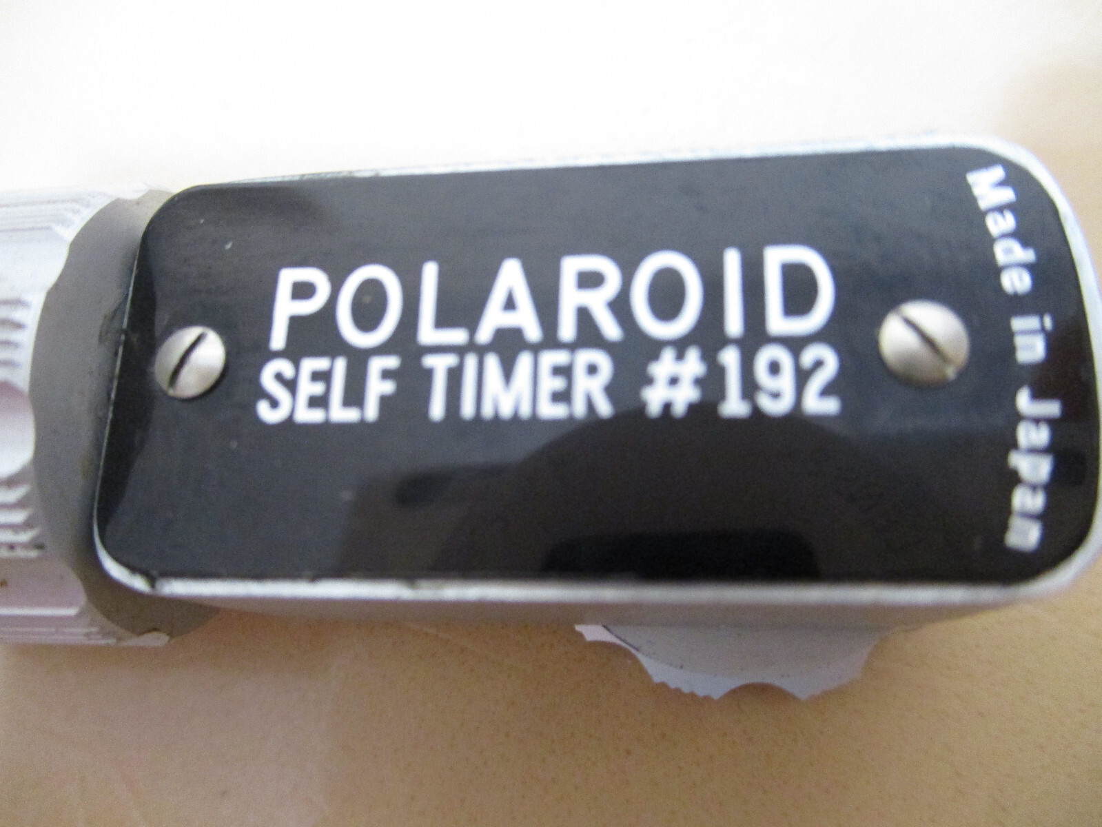 Vintage Polaroid Self-Timer #192 for Color Pack Instant Camera & Plastic Case