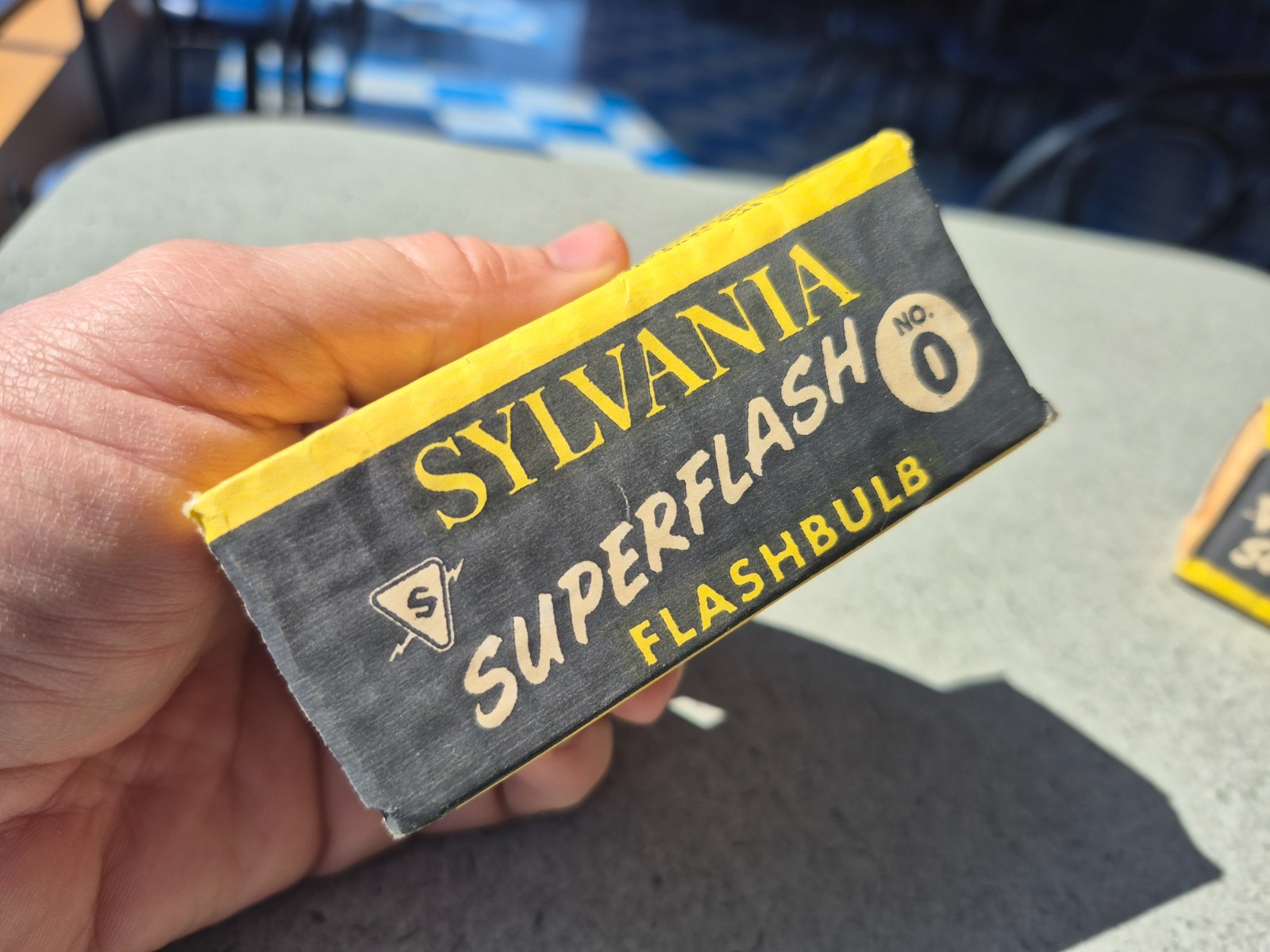 NOS Vintage Sylvania Superflash Blue Dot Camera Flashbulbs No. 0 -Lot of 3