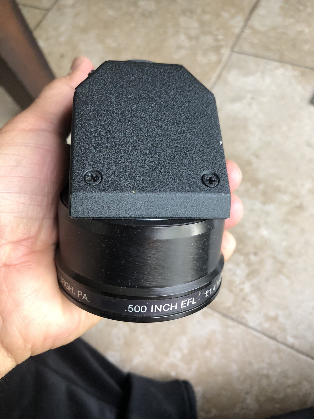 Buhl Optical 500 Inch EFL 16mm F1.4 RP 878-80