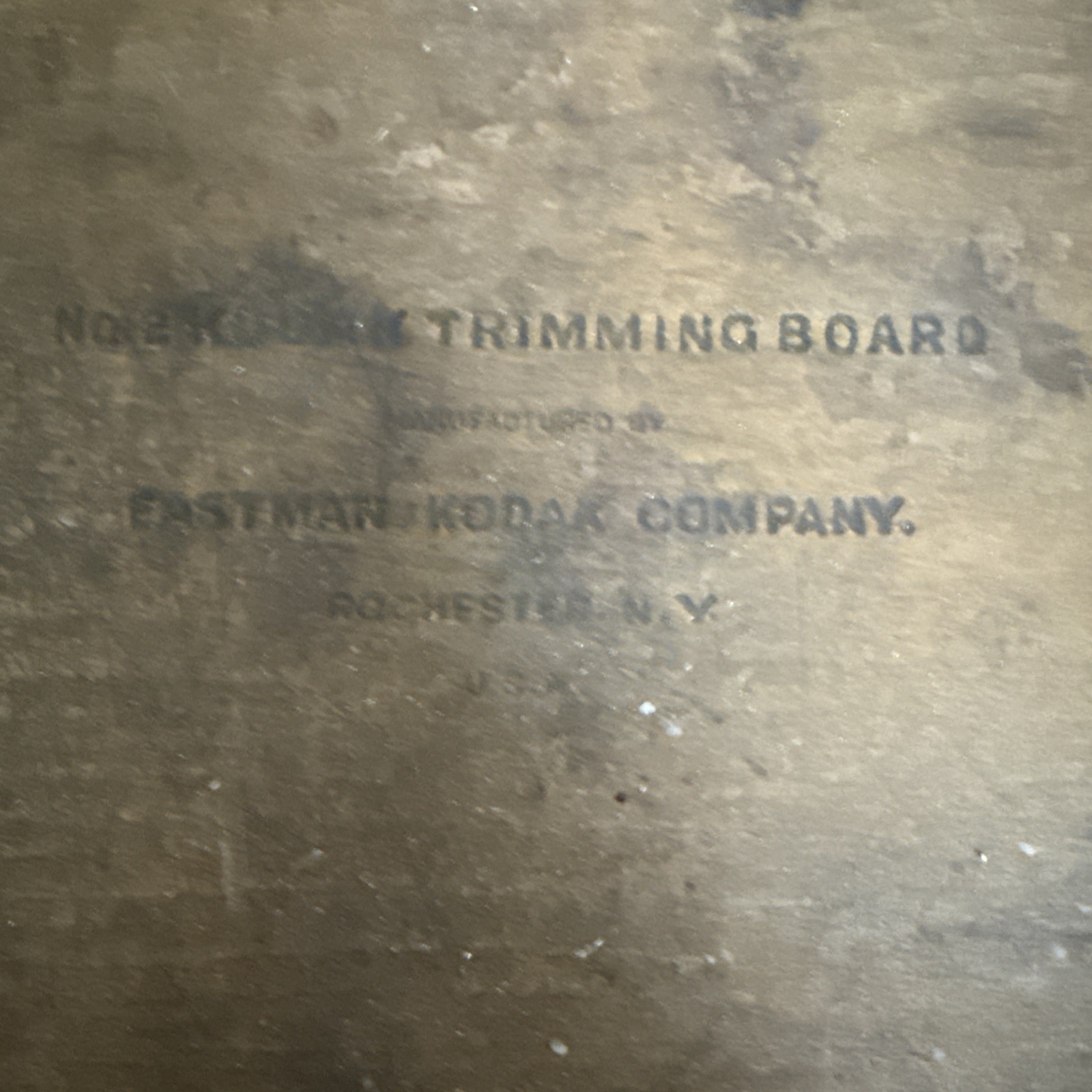 Vintage Kodak Film Trimming Board No2 EASTMAN KODAK COMPANY