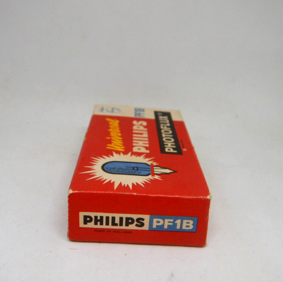 Vintage Philips Photoflux PF1B Light Bulb AC9 Pack Of 5 Camera Flash New Unused