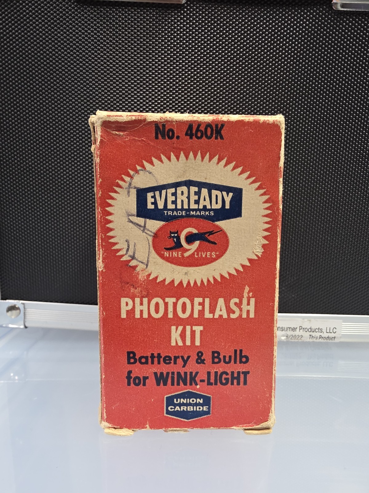 Vintage EverReady Photo Flash Kit Box No. 460K Wink Light Battery & Bulb NOS