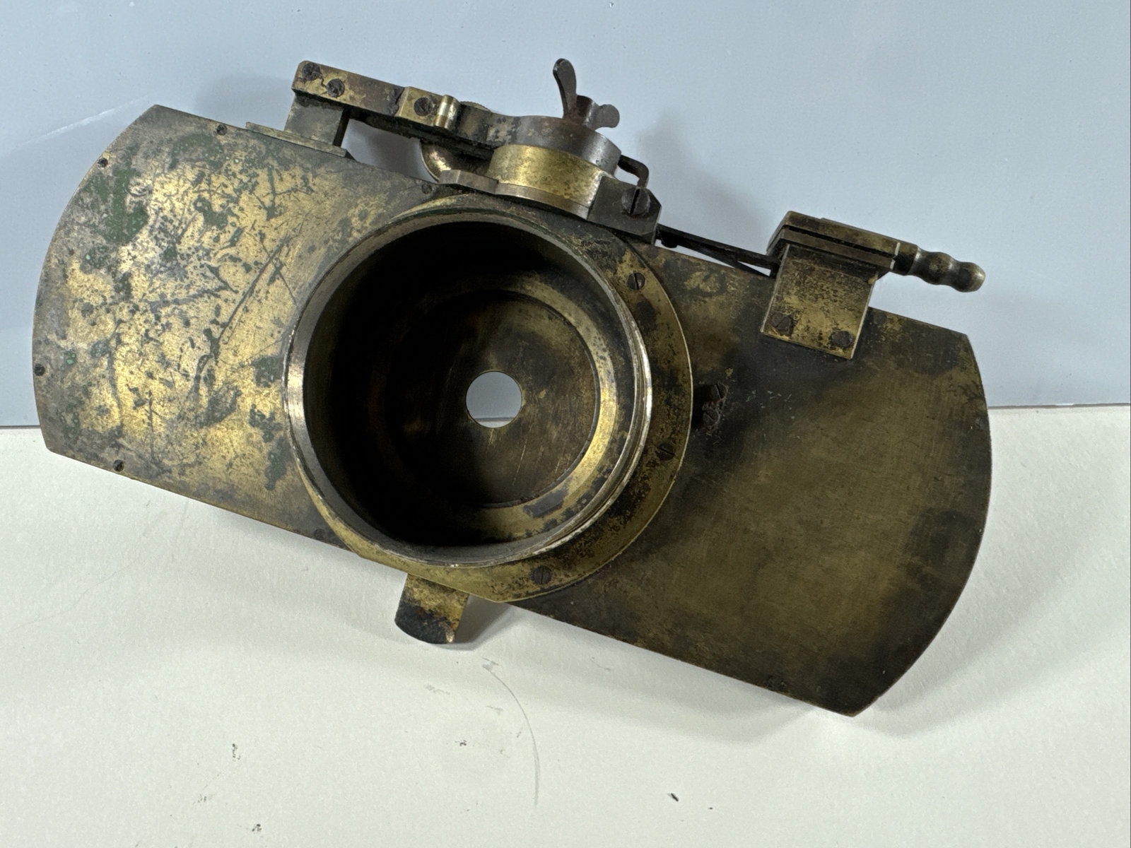 Large Thury & Amey of Geneva All Brass Shutter For Barrel Lens #1134 – Excellent