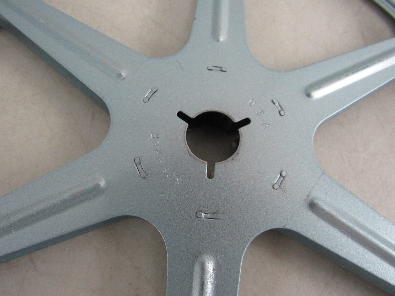 Vintage Harwood Dual 8mm 400 Feet Film Reel & Scherer Super 8mm 400 Film Reel