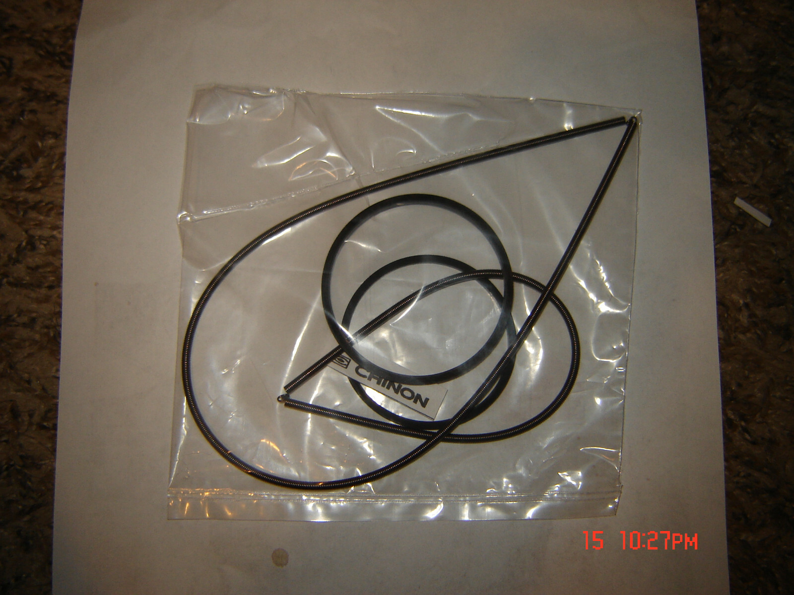 Chinon SP-330 Super 8 Sound Projector Belts,2 WIRE,2 Rubber Belts,4 BELT SET,NEW