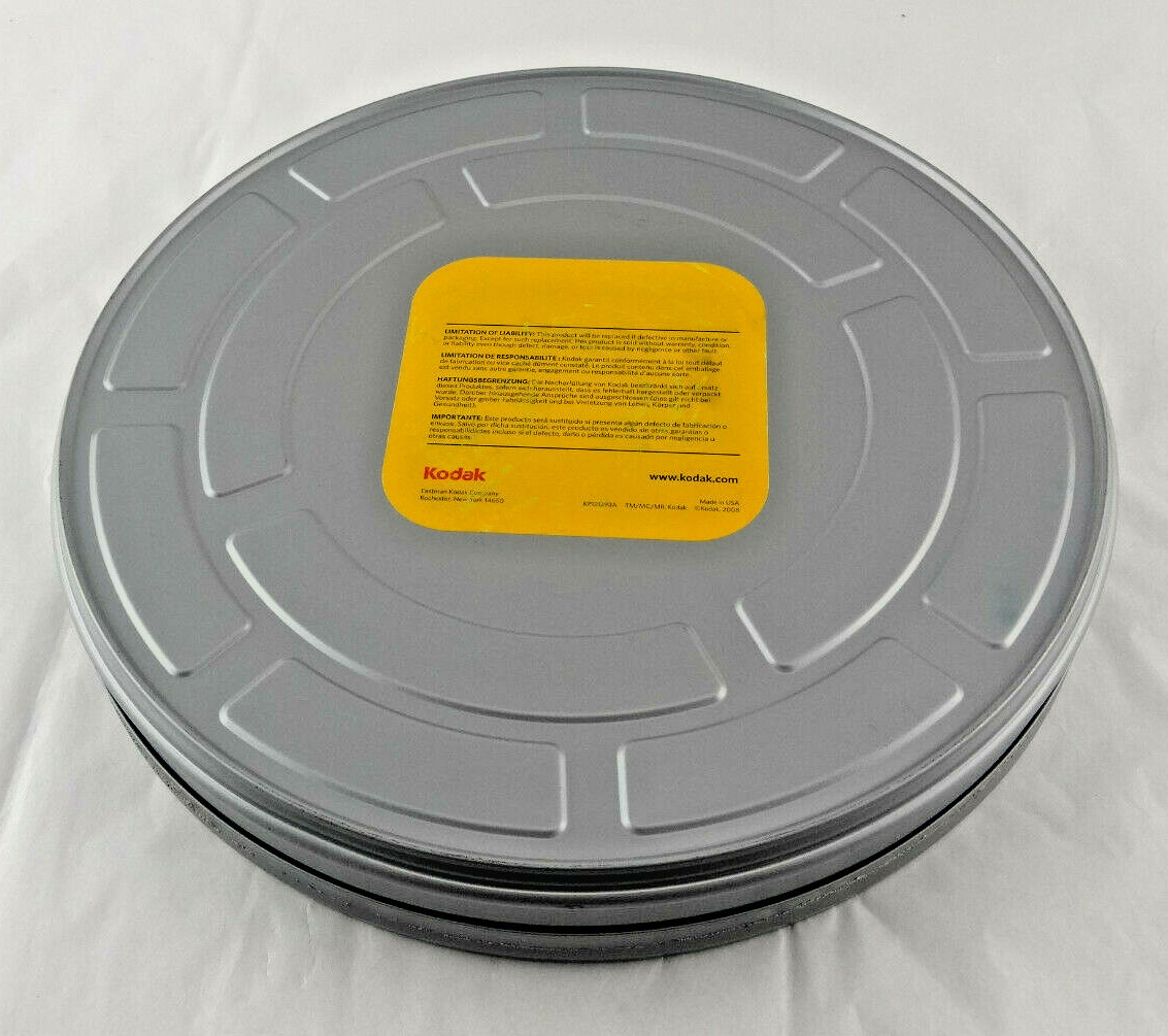 Vintage Metal Film Reel Canister 11″ x 11 x 1.75″ Kodak Pre-owned Free Shipping