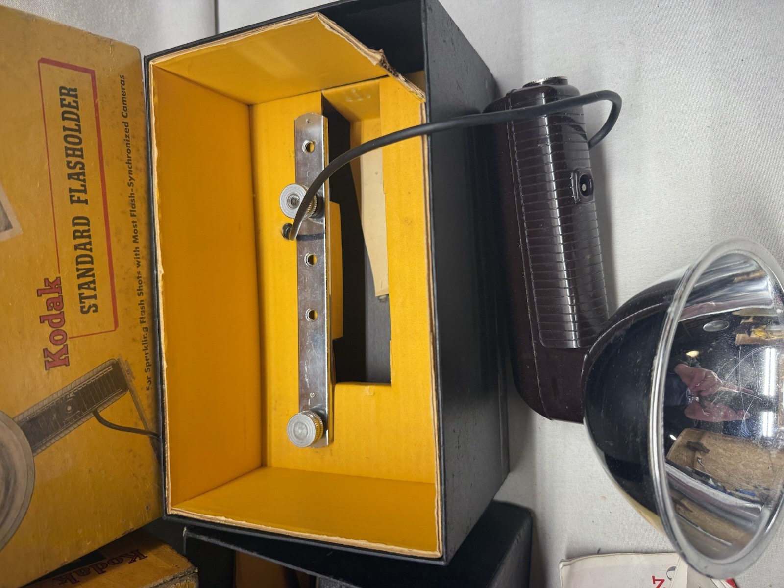 KODAK STANDARD & B-C FLASHOLDER Lot – Original Boxes, Untested, Parts / Display
