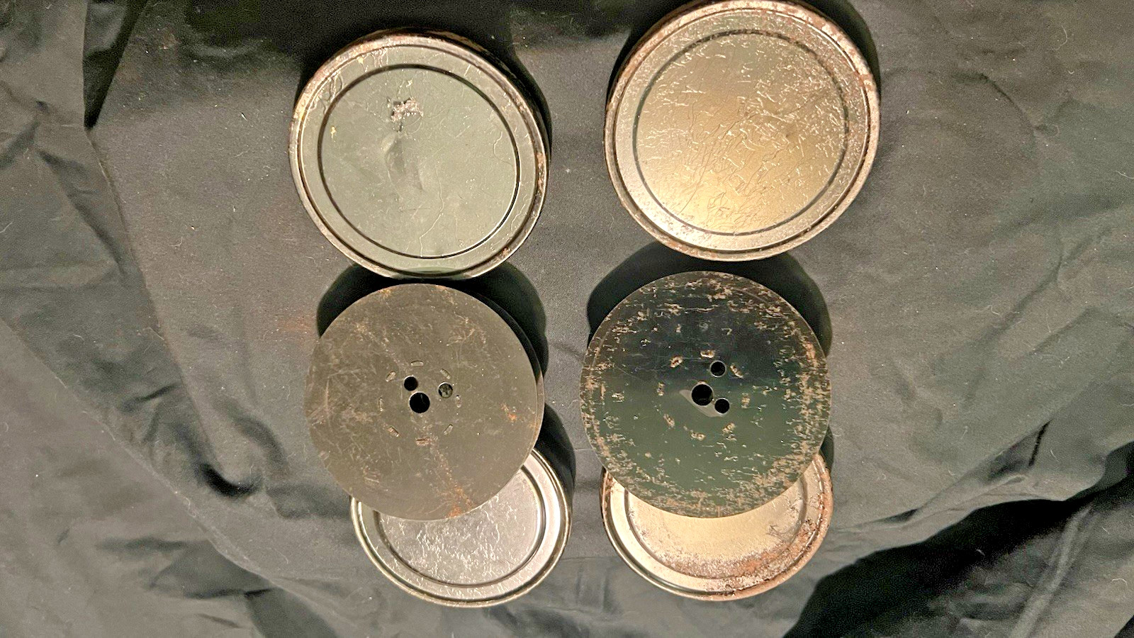 100′ 16 mm reels and cans