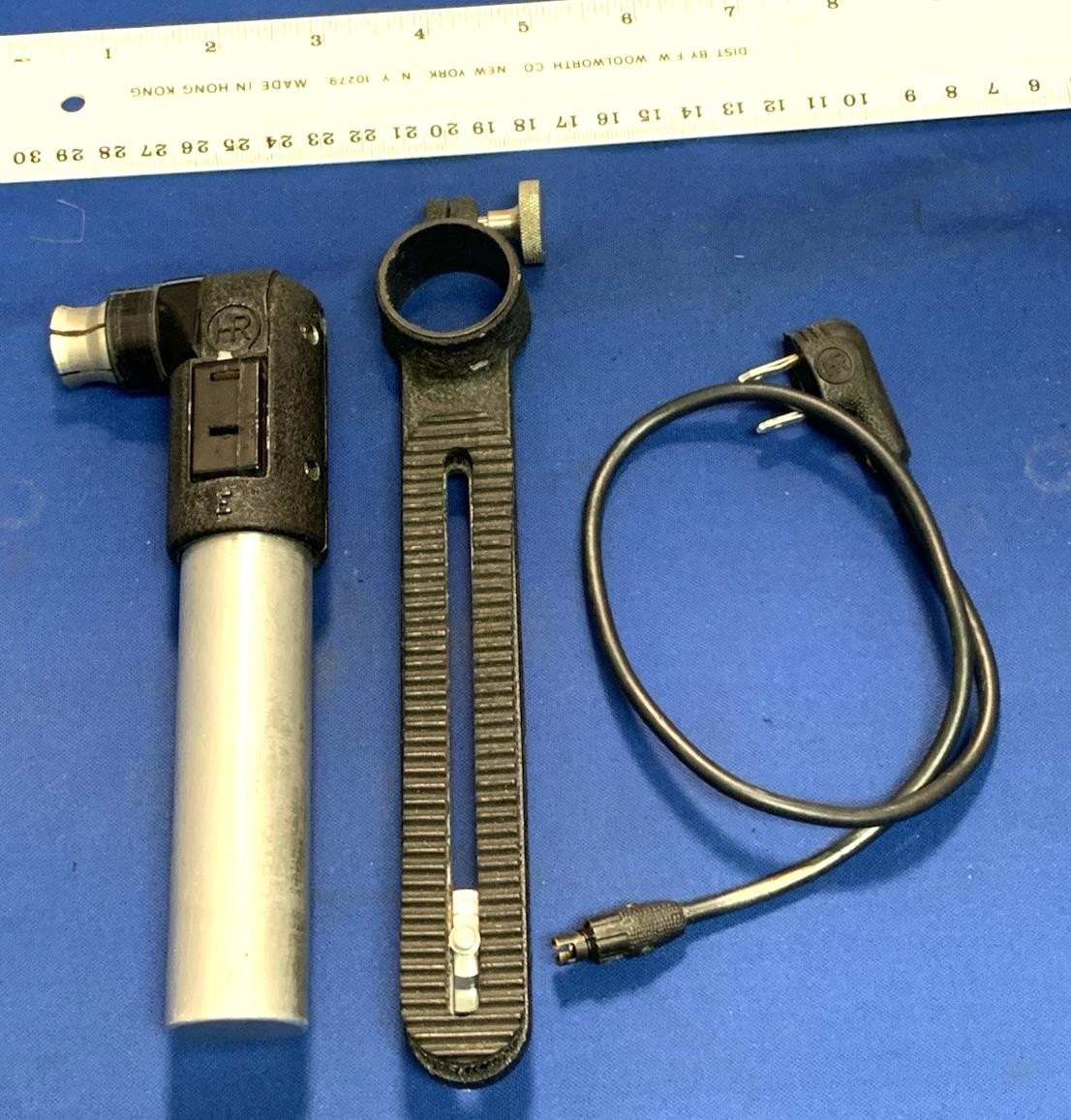 VINTAGE HEILAND FLASH HANDLE FOR MAKING LIGHT SABER LIGHTSABER HILT W/BRACKET