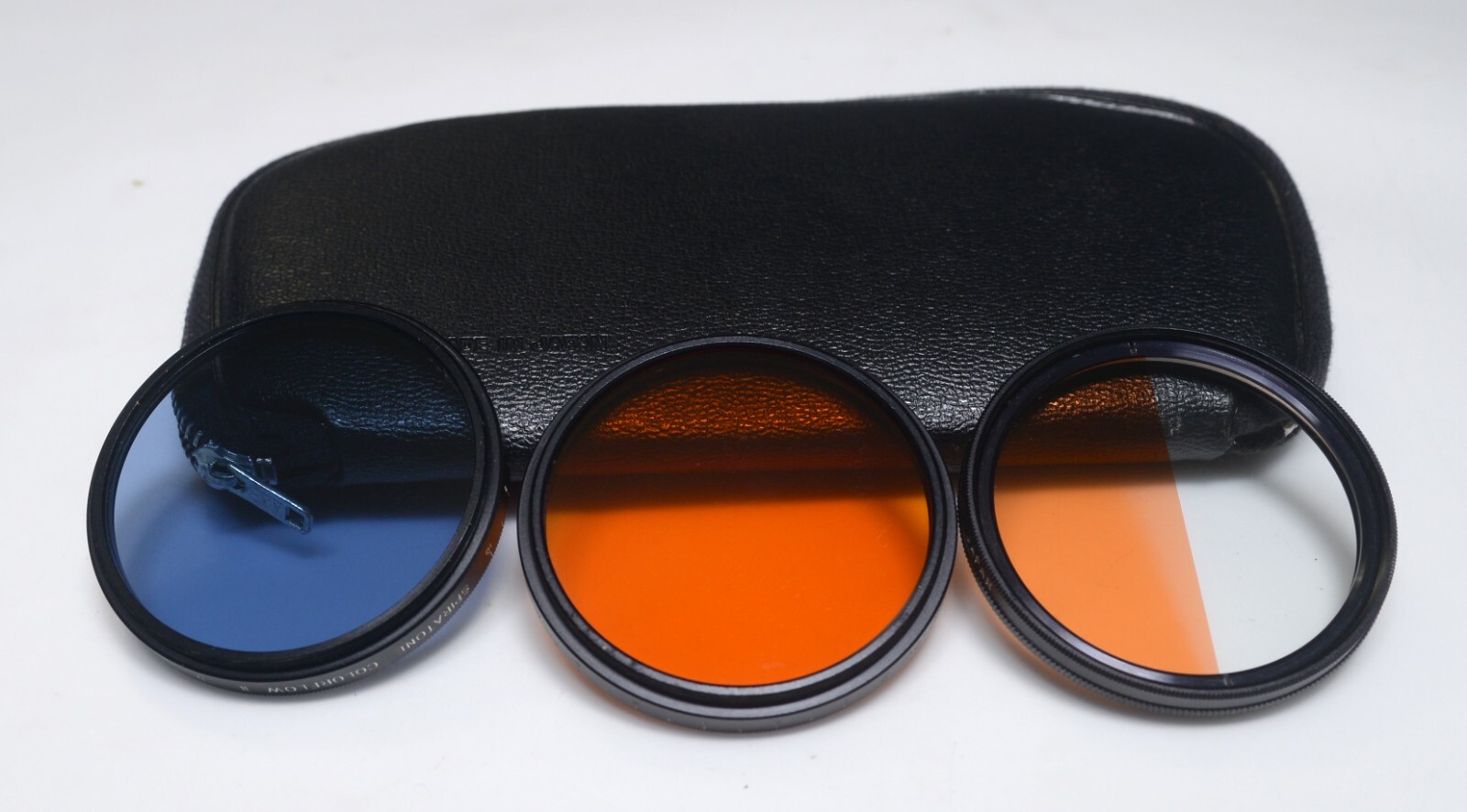 Spiratone Series VII Vintage Lens Filters Colorflow Blue Varisplit Orange Japan