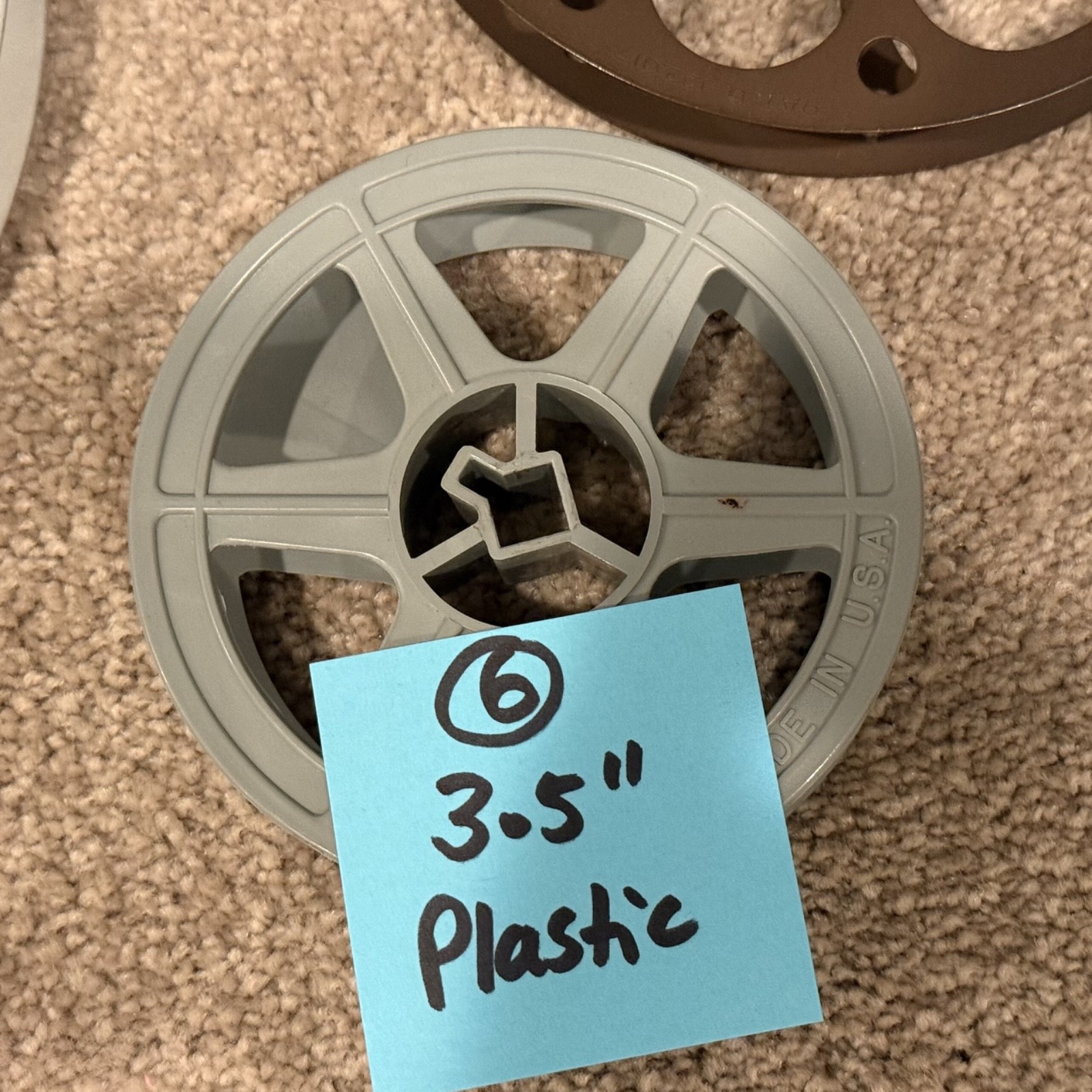 Vintage 16mm Film Reel & Canister Estate Lot (7 Pieces Total) incl Goldberg Bros