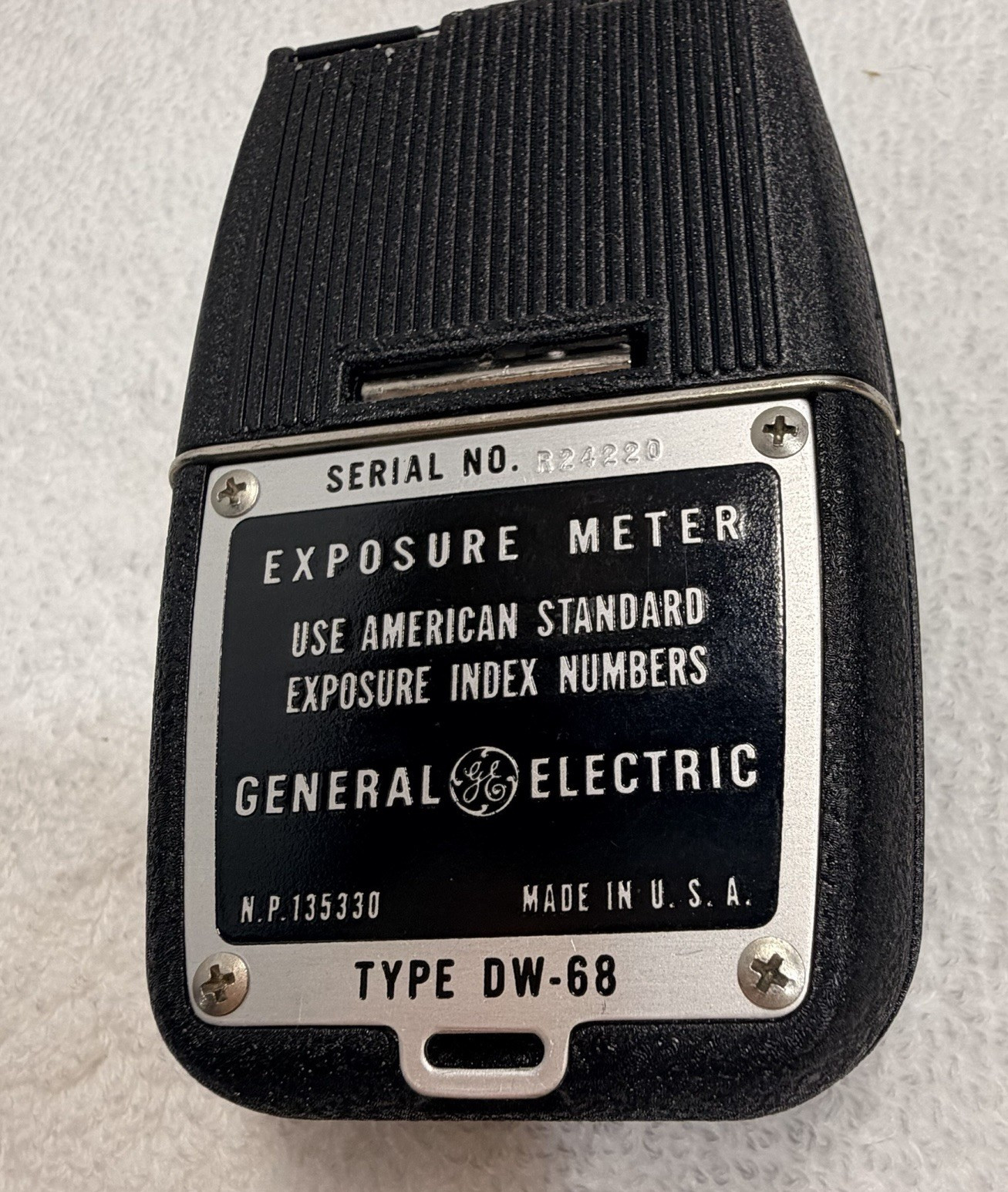Vintage General Electric Exposure/Light Meter DW-68 With Case tested working