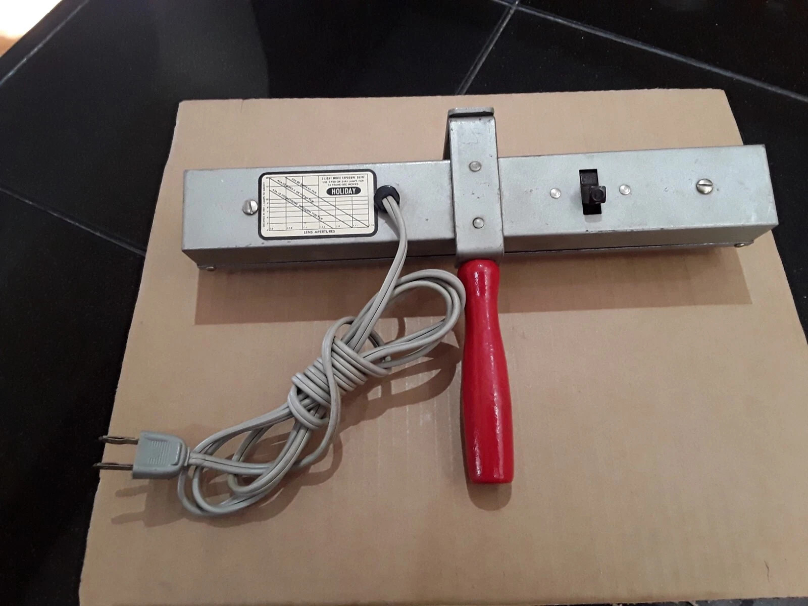 Movie Light Handheld Vintage Holiday Model 2200 Dual Bulb Lighting System
