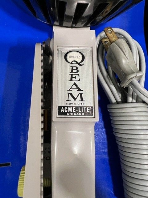 Vintage Camera Light Acme Lite Q-Beam Movie Light in Box WORKS